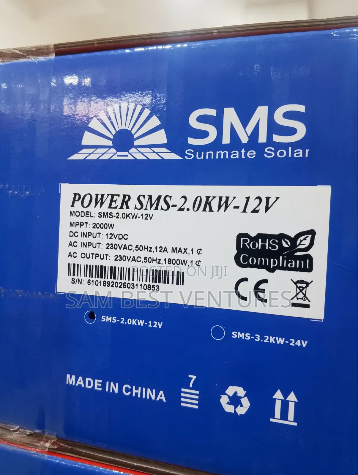 2kva 12v SMS Hybrid Inverter