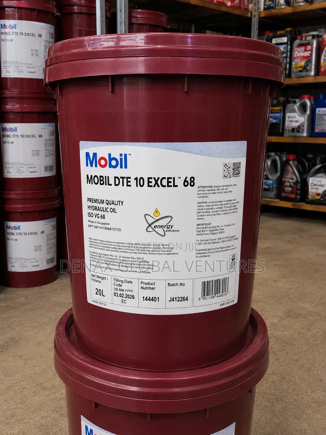 Mobil Dte 10 Excel 68 Hydraulic Oil