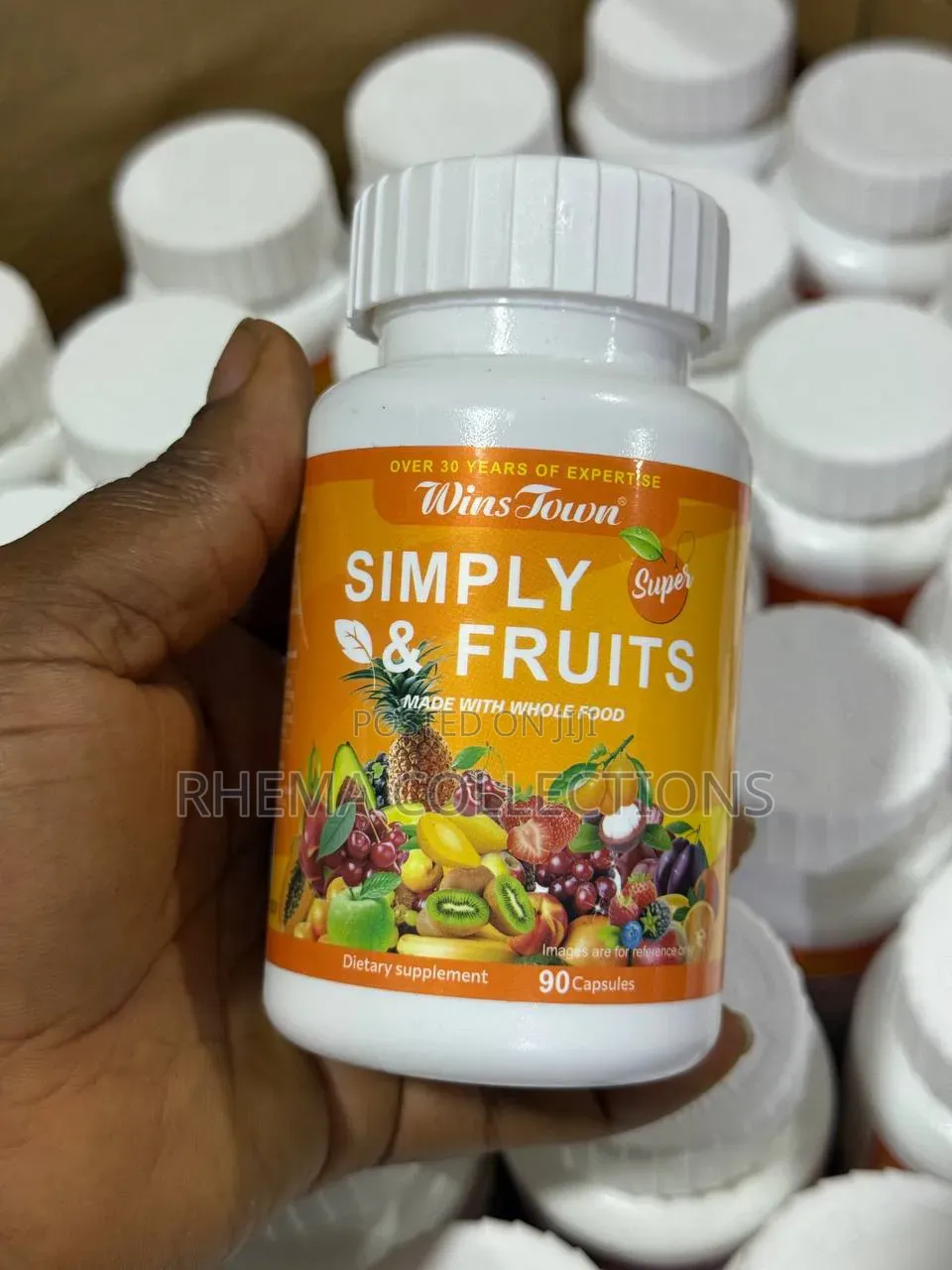 Wins Jown Simply Fruit Whole Food Multivitamin Capsules (90 Capsules)