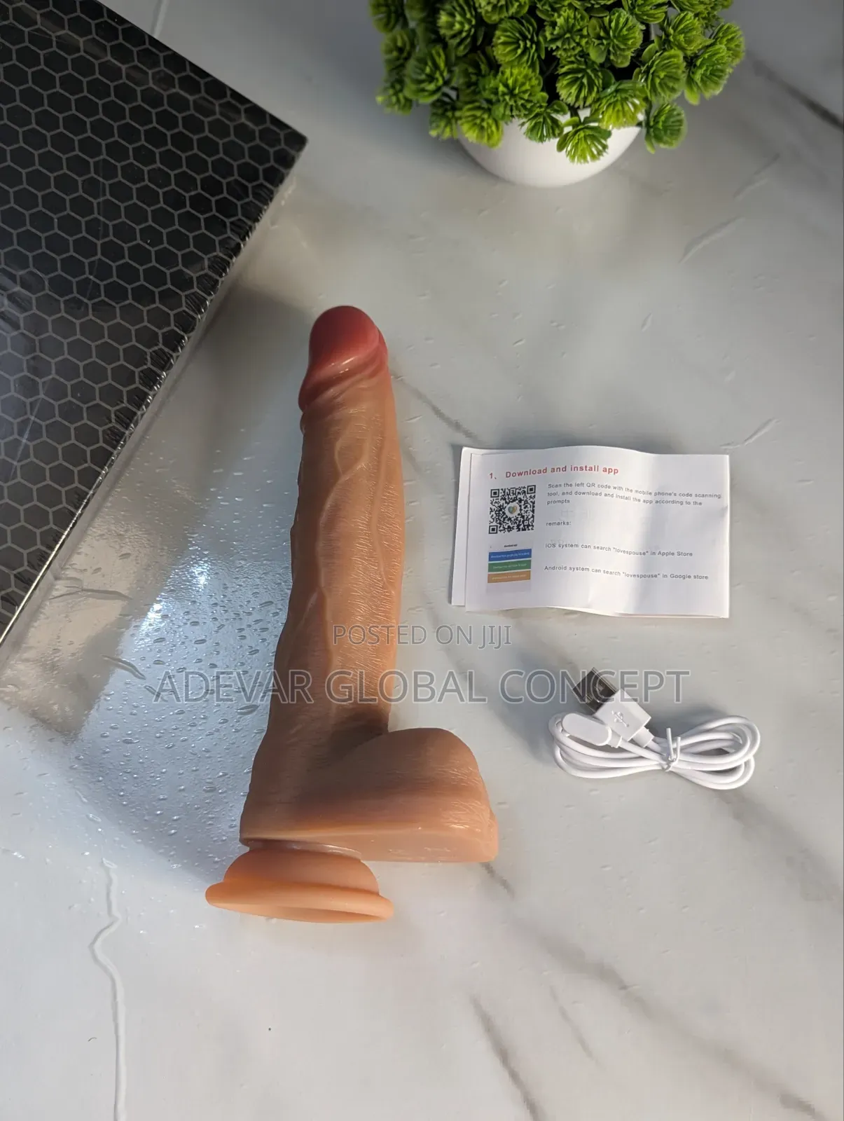 8 Inches Emperor App Control Thrusting Dildo Vibrator Sex Toy