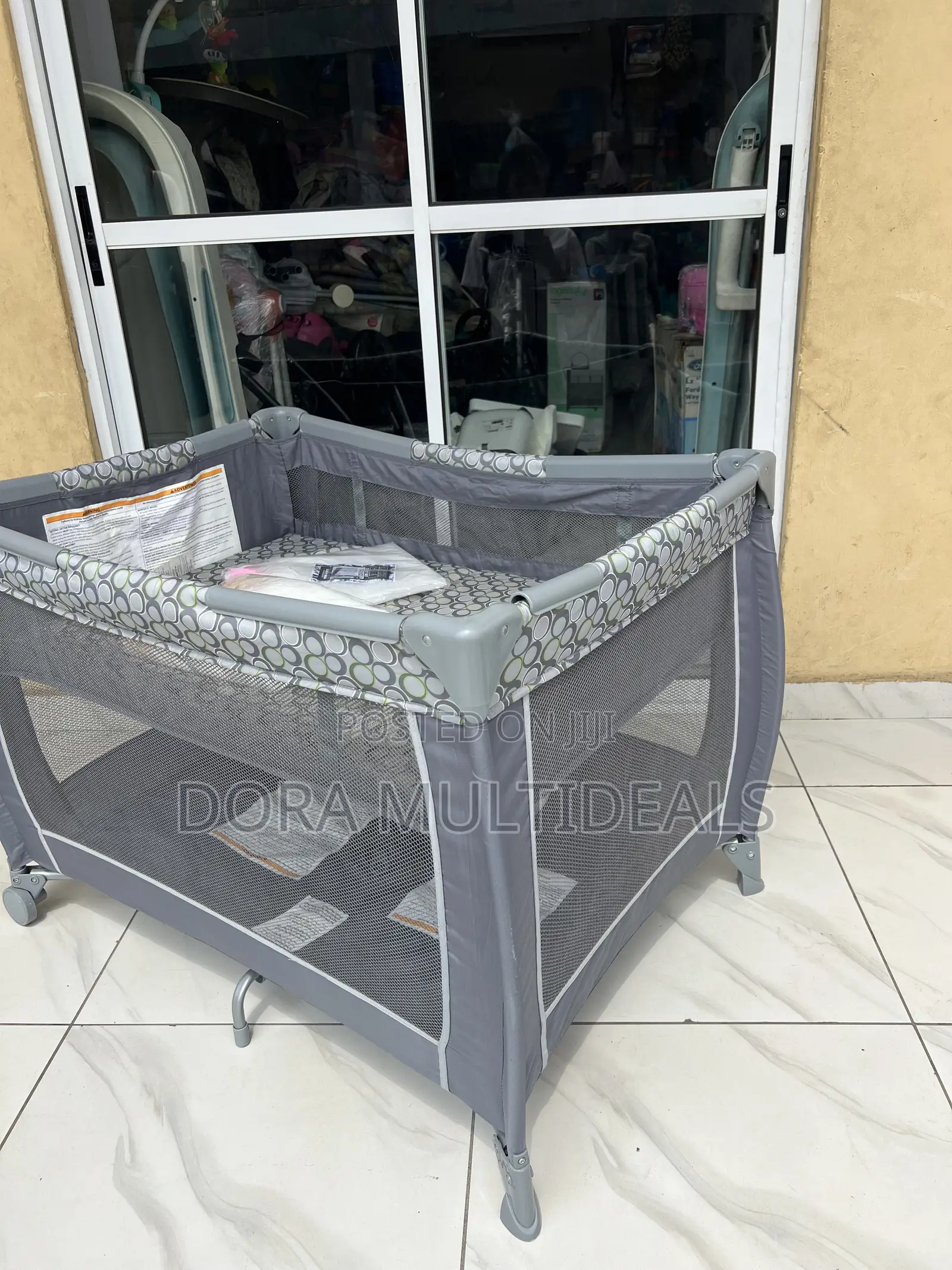 Us Used Imported Baby Cot With New Baby Net