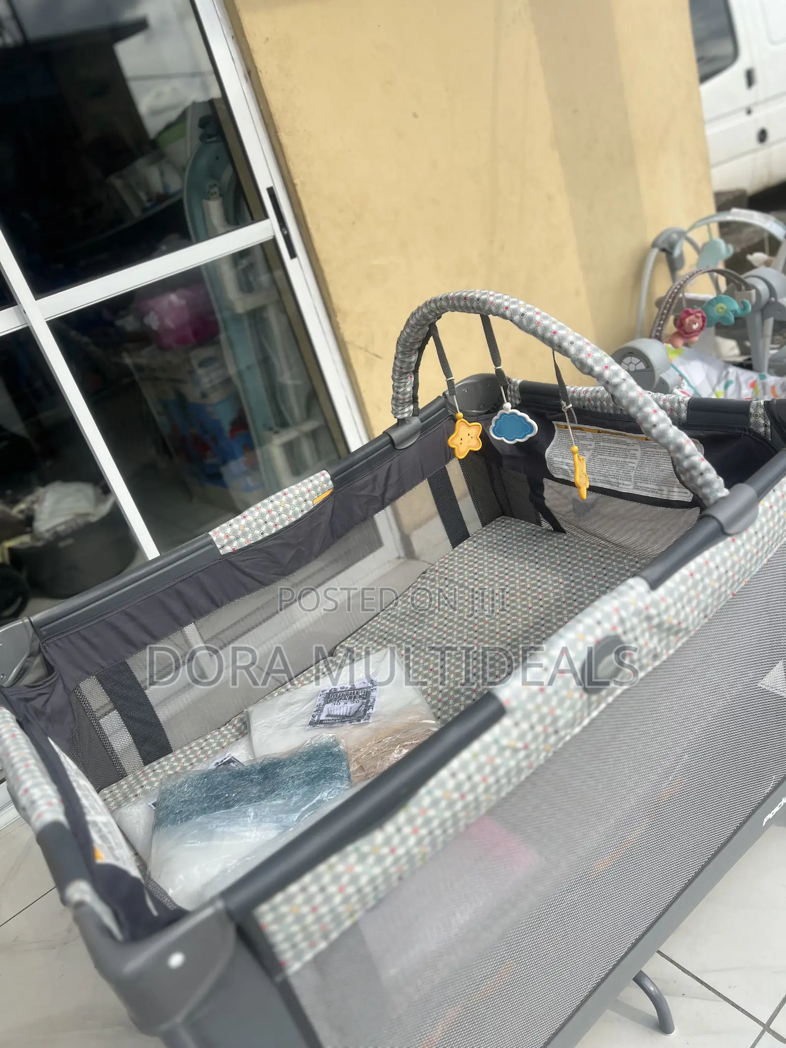 Graco Imported Baby Cot With Brand New Baby Net for Mosquito