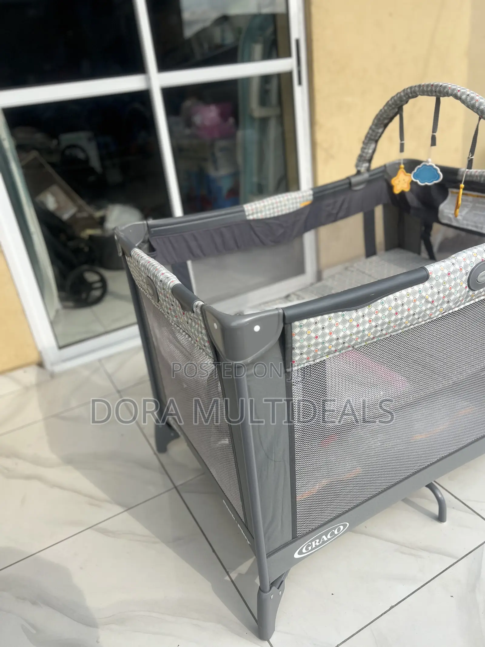 Graco Imported Baby Cot With Brand New Baby Net for Mosquito