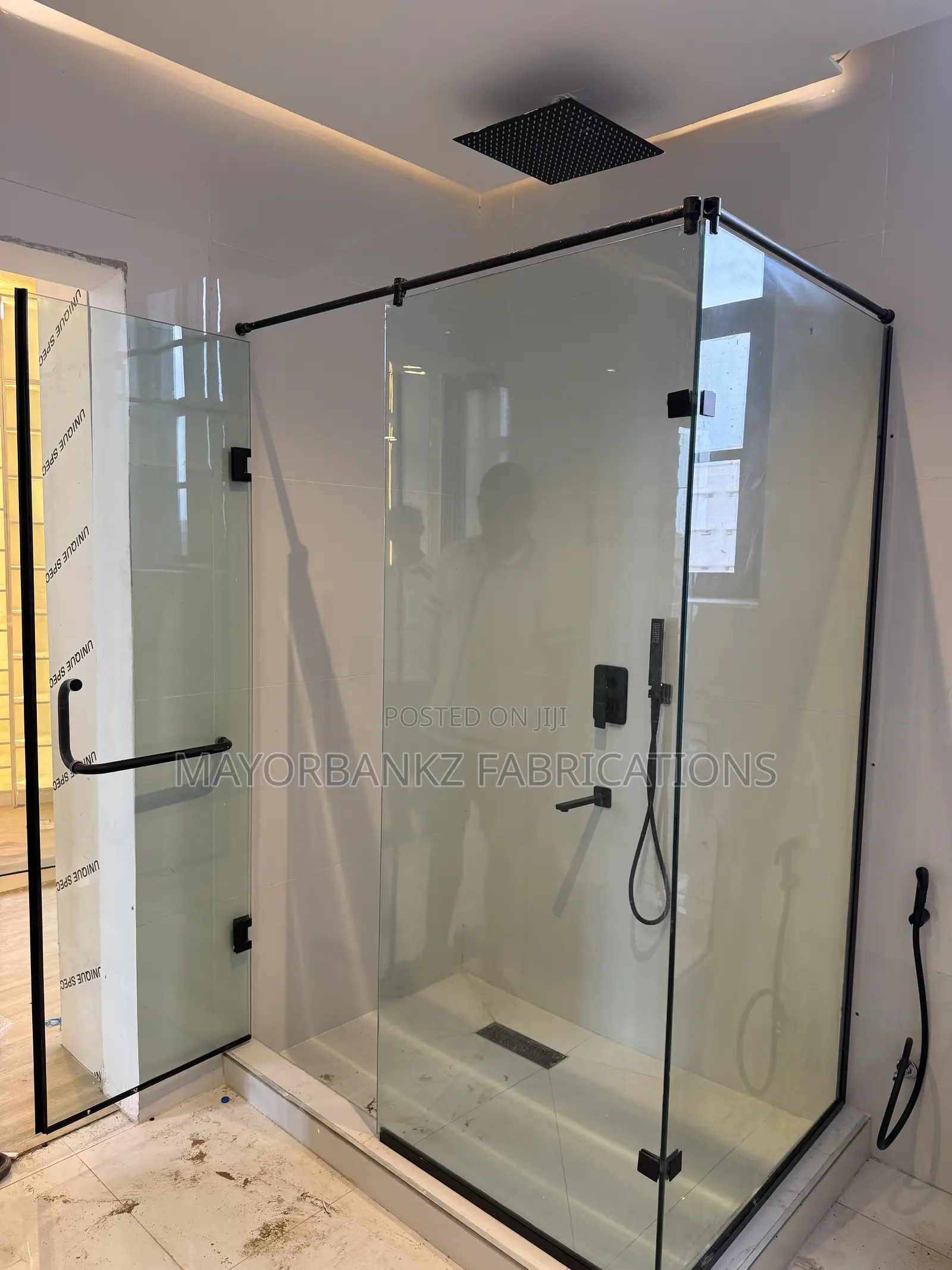 L Shaped Shower Cubicle