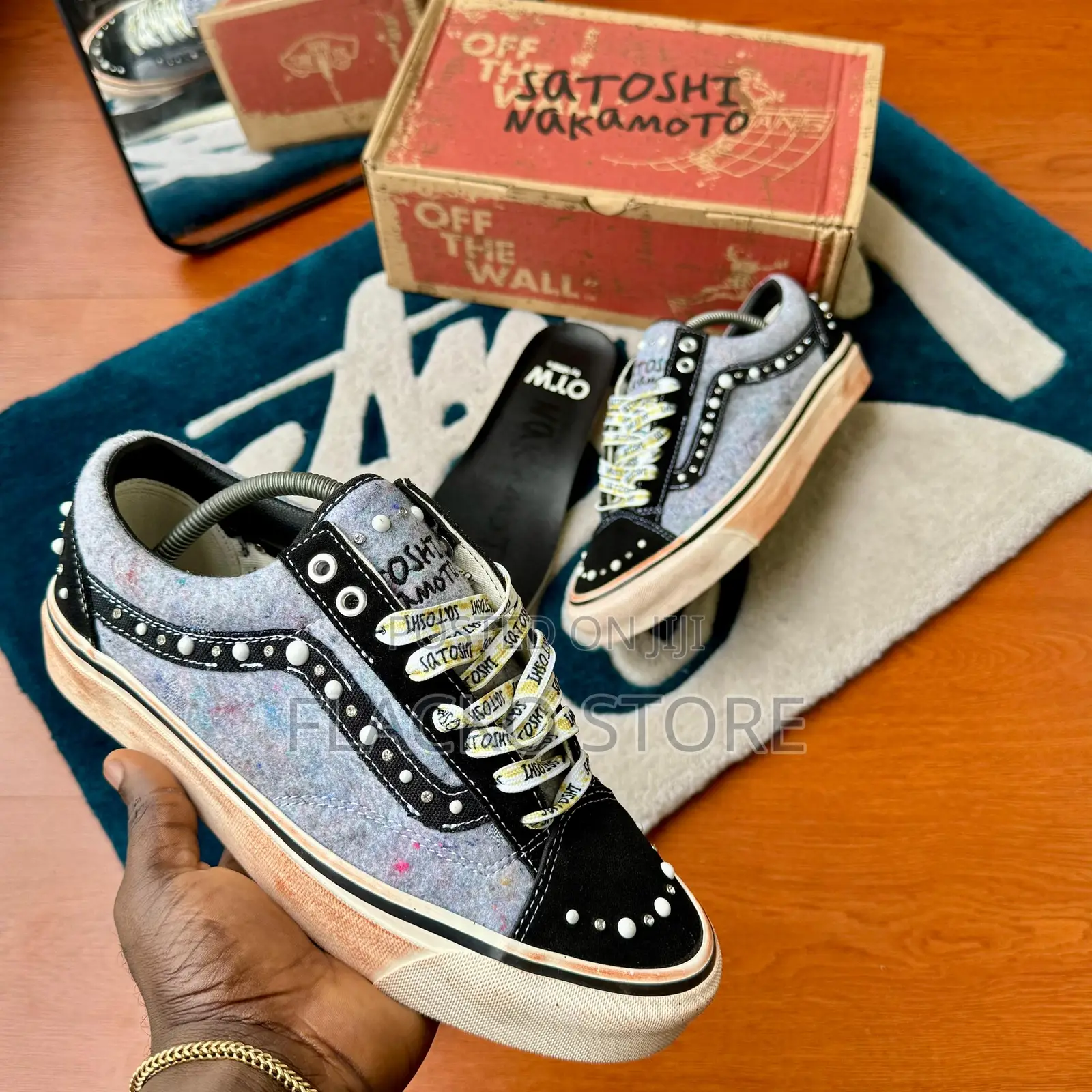Original Satoshi Nakamoto X Vans Otw Old Skool Reissue 36 Sneakers