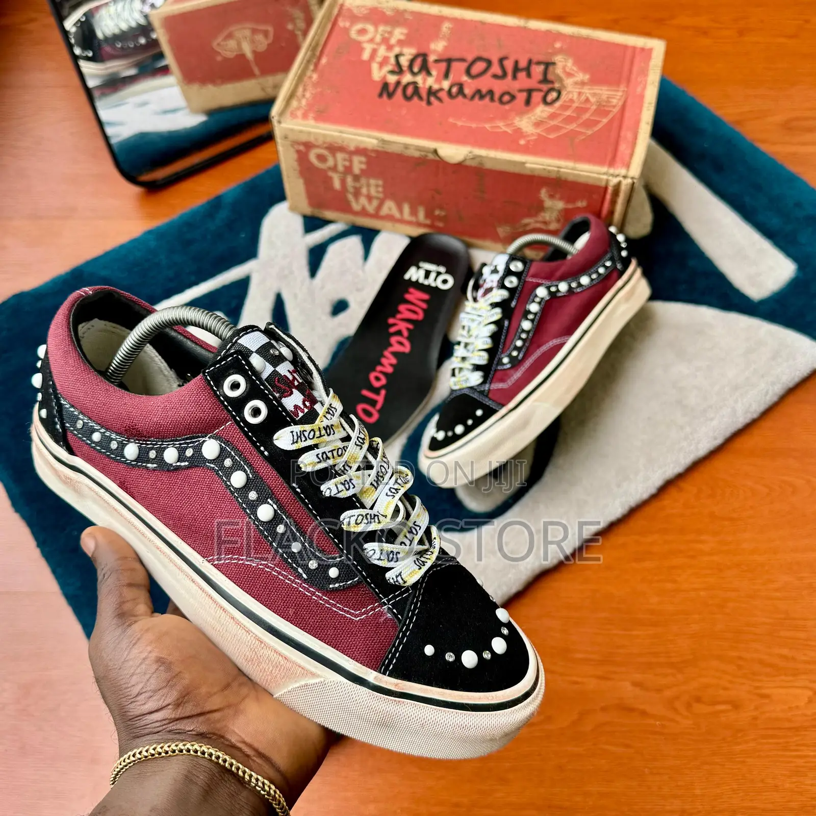 Original Satoshi Nakamoto X Vans Otw Old Skool Reissue 36 Sneakers