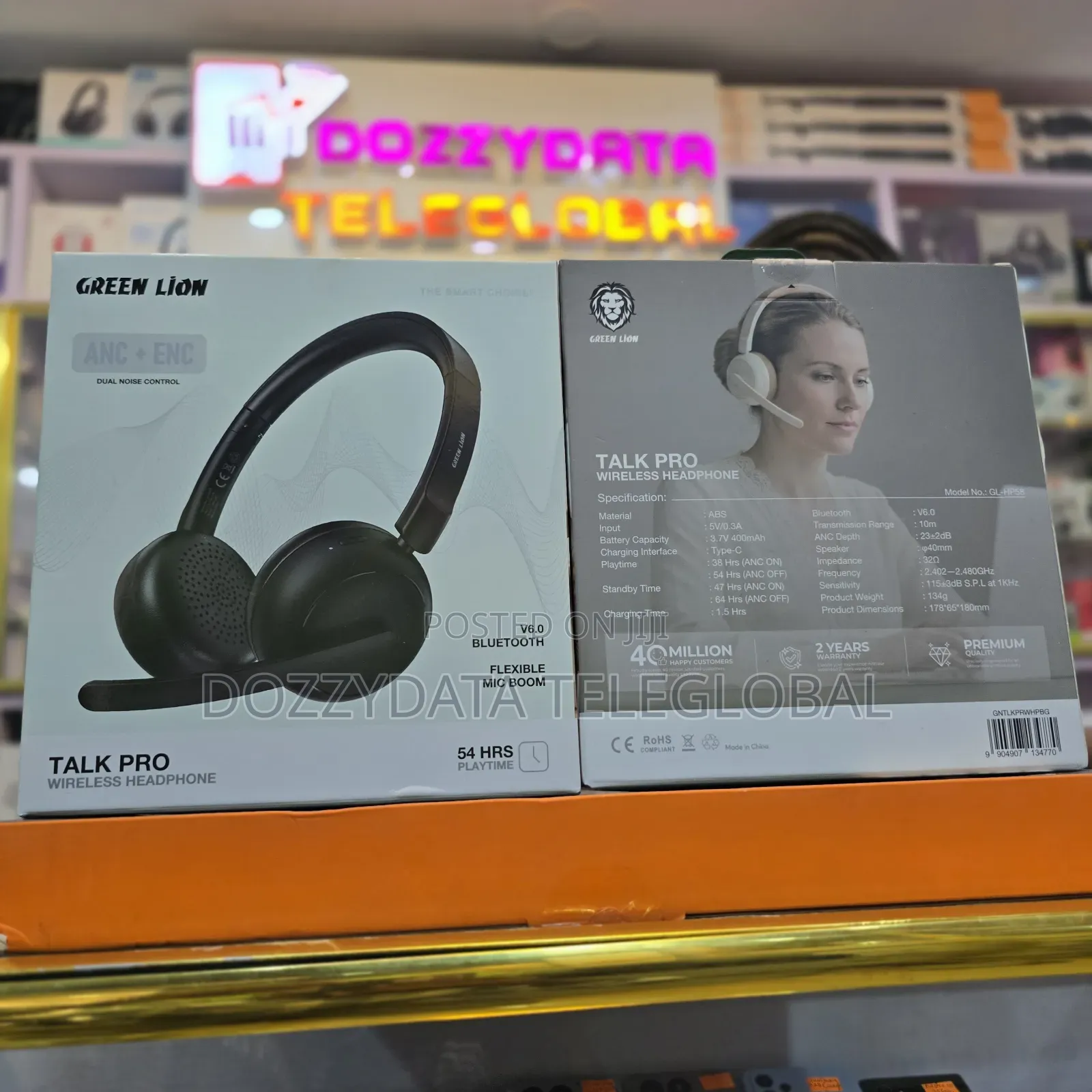 Green Lion Talk Pro Wireless Headphones