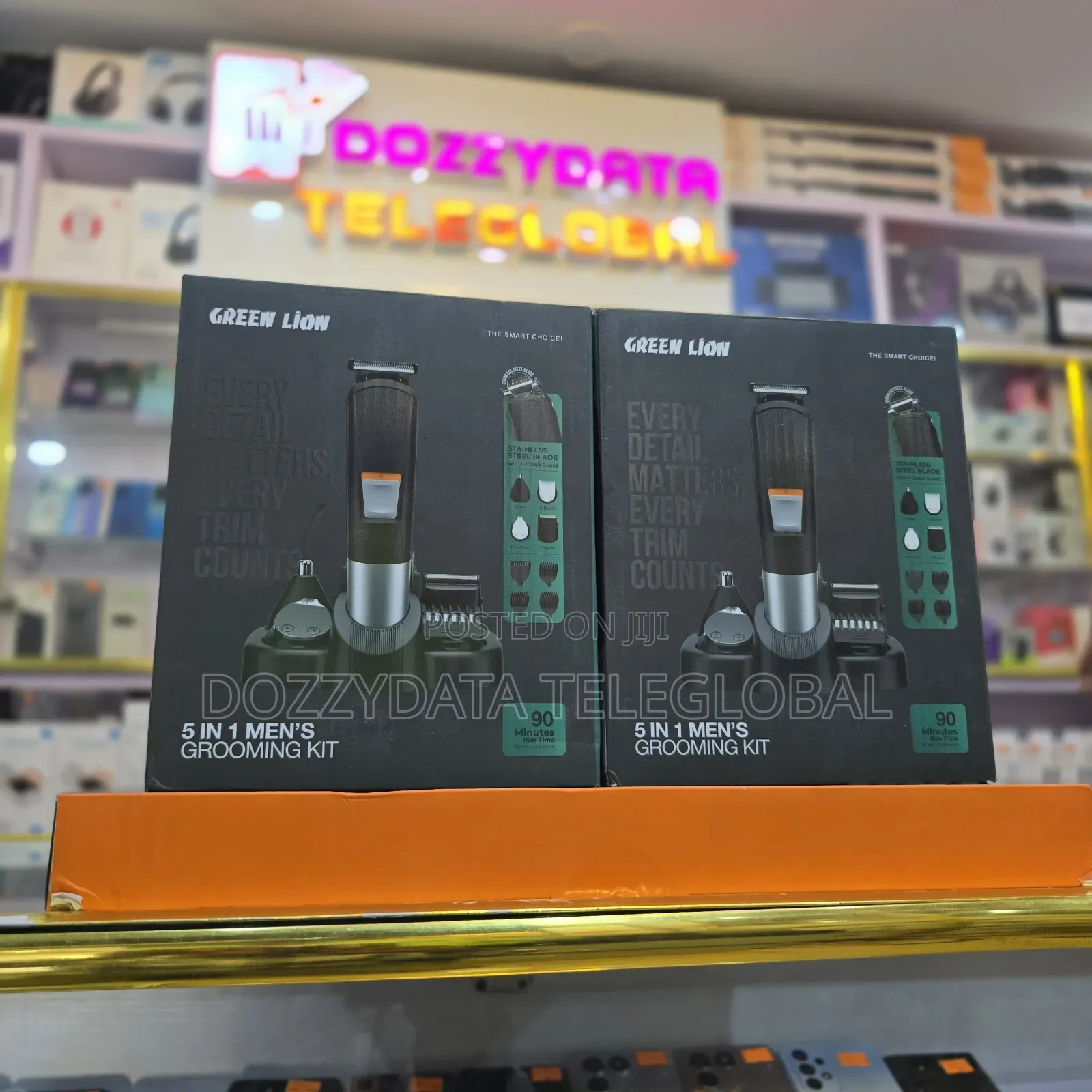 Green Lion 5-in-1 Men's Grooming Kit