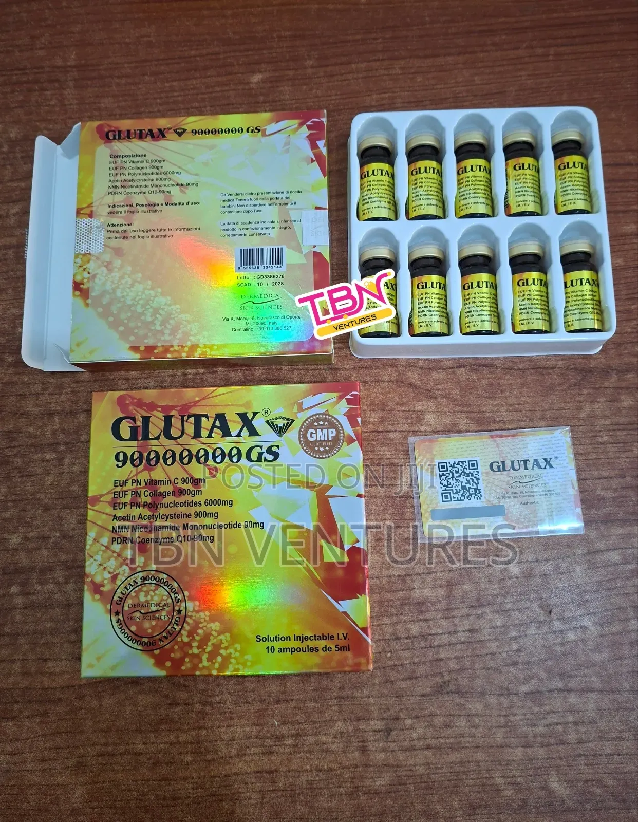 Glutax 90million Gs Vitamin C Injection 10vials