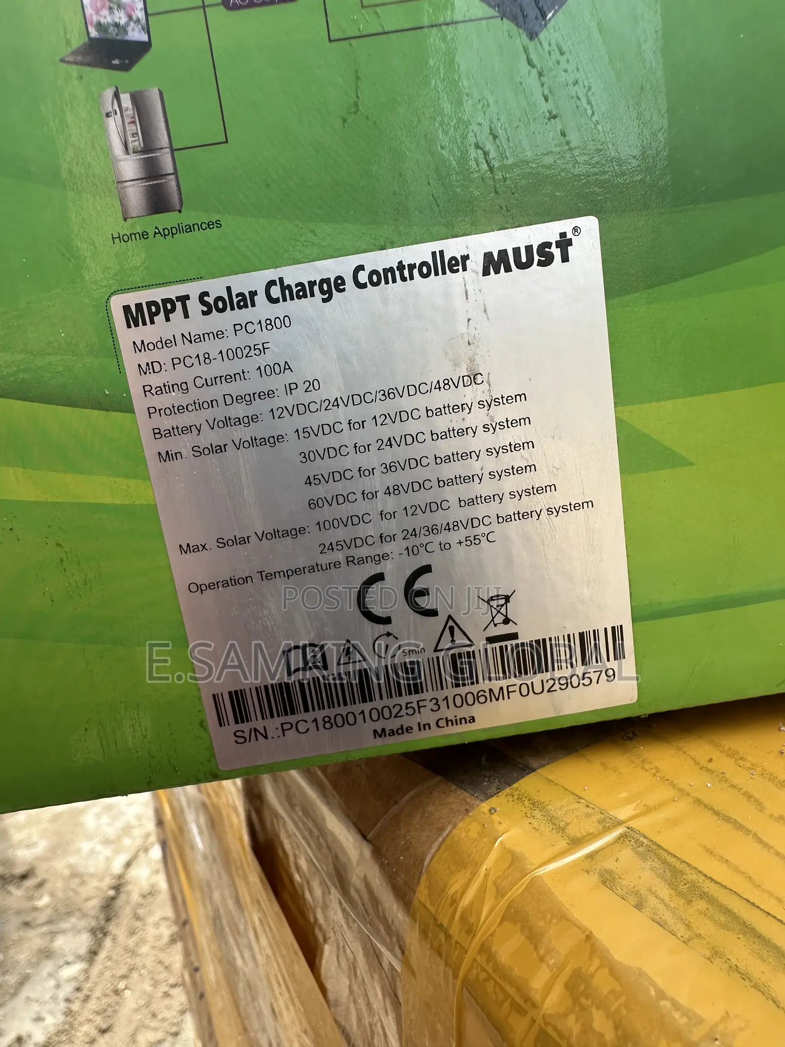 100ah High Voltage Must Charge Controller