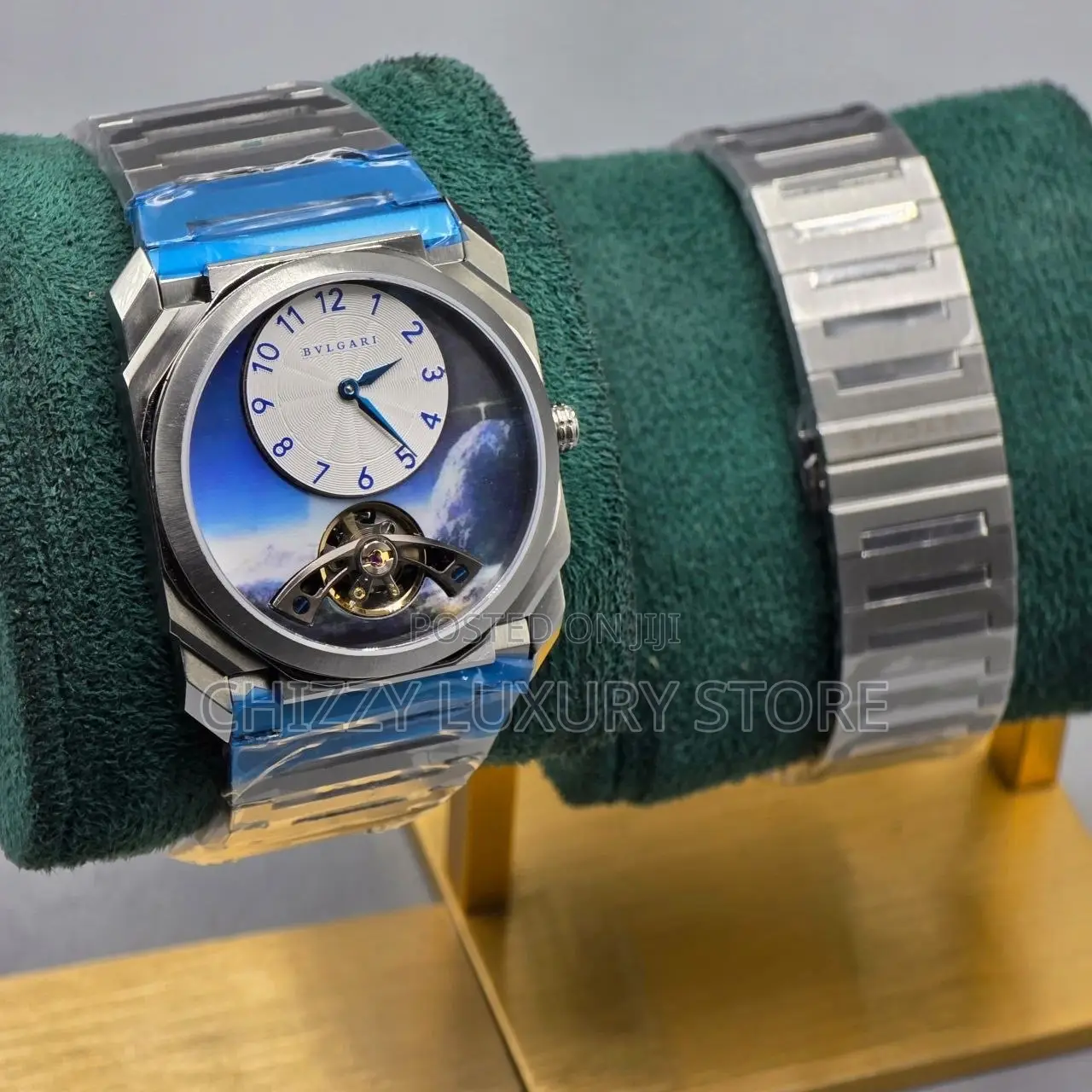 Bvlgari Quality Luxury Men Automatic Engine Wristwatch