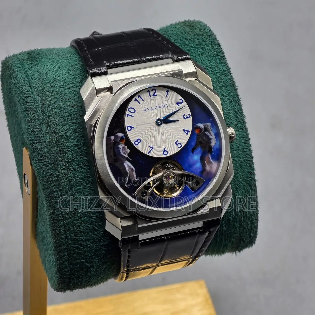 Bvlgari Quality Luxury Men Automatic Engine Wristwatch