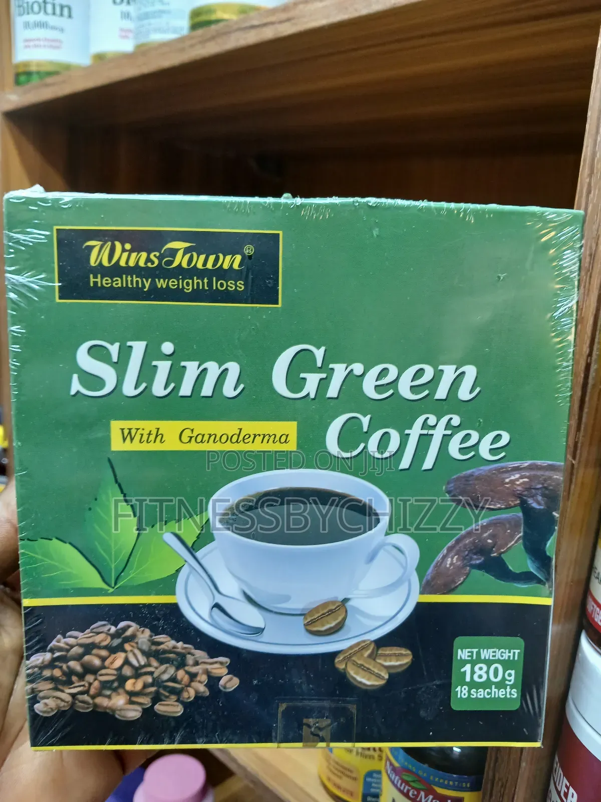 Wins Town Green Tea Coffee X 18 Sachets