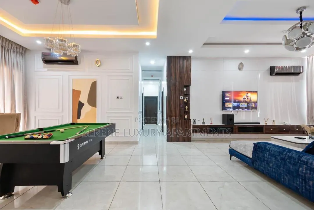 Luxury and Spacious 3bedroom Apartment With Swimming Pool and Snooker