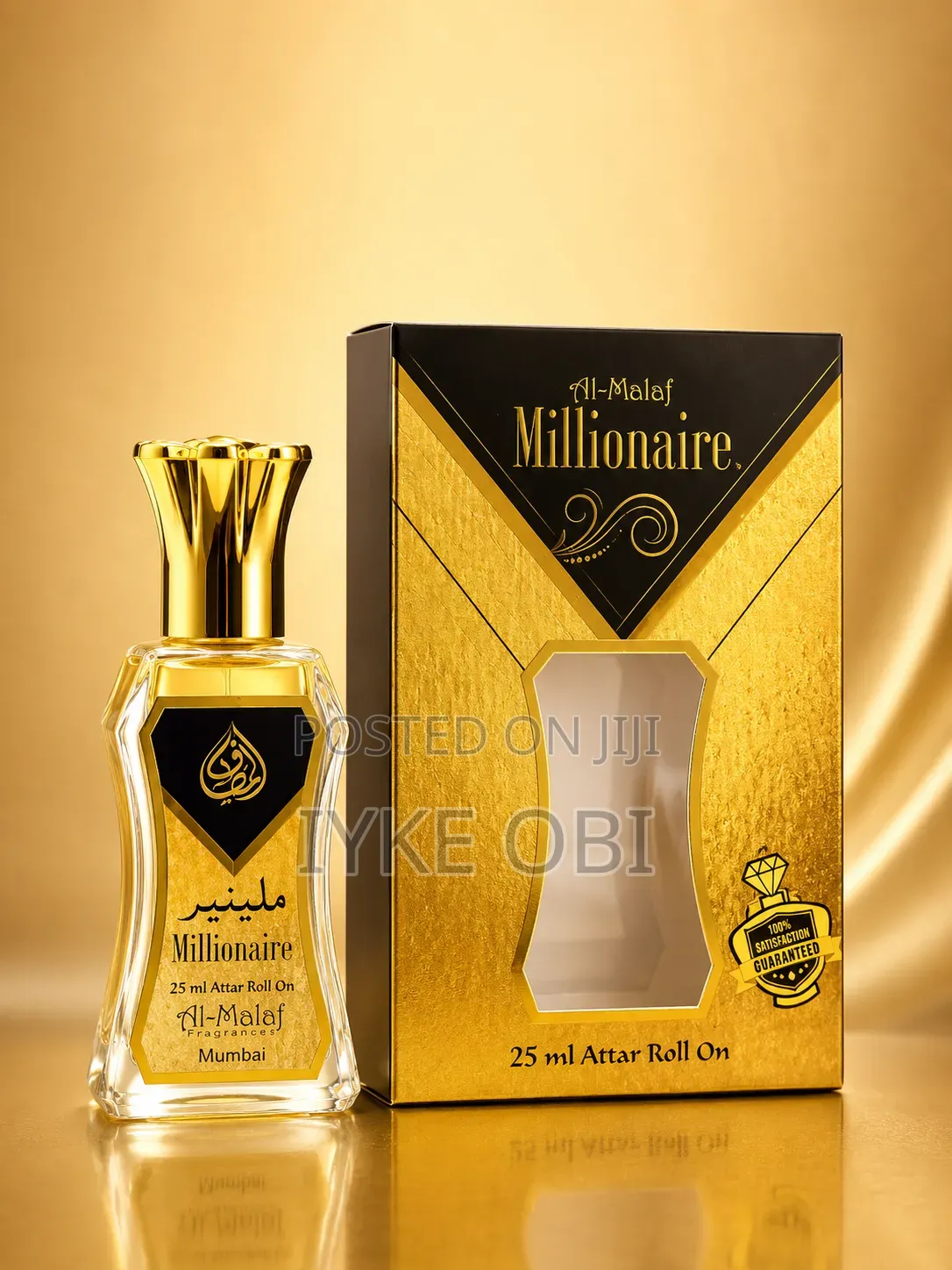 Al-Mataf Millionaire 48hours Long Lasting Oil Perfume 25ml