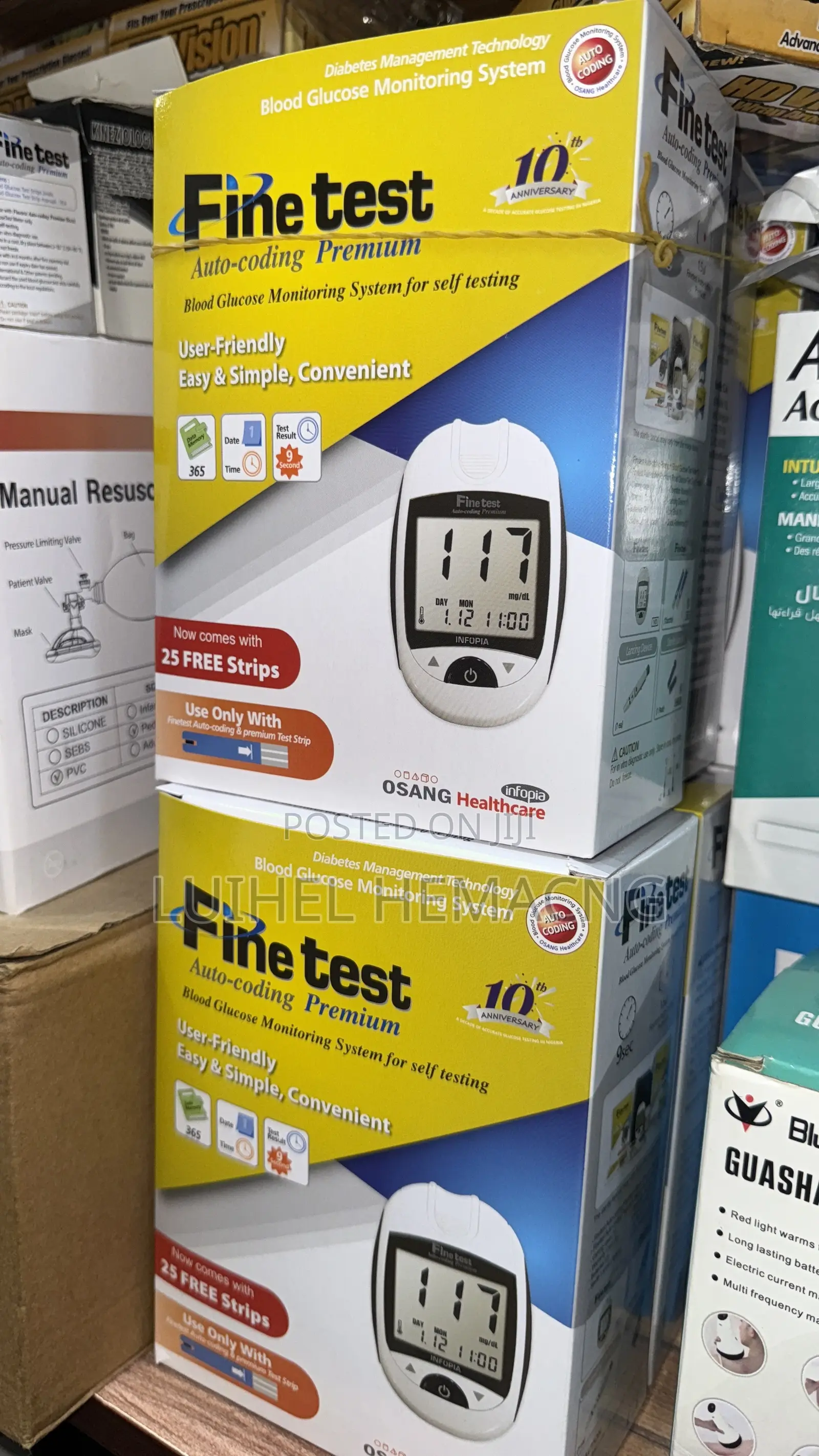 Finetest Glucometer Sugar Machine