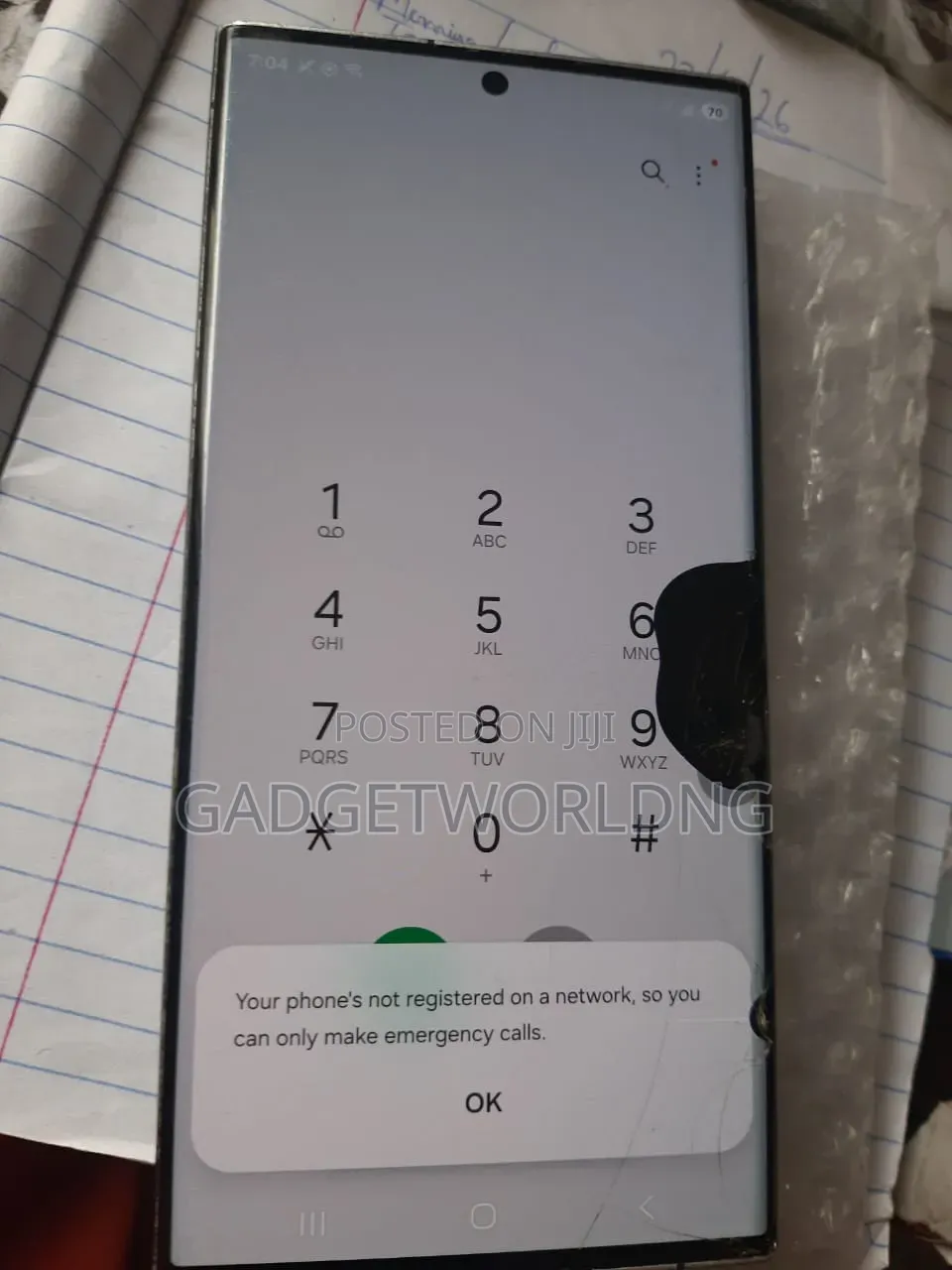 Samsung S21 S22 S23 Ultra Screen Amoled Slightly Damaged, Working