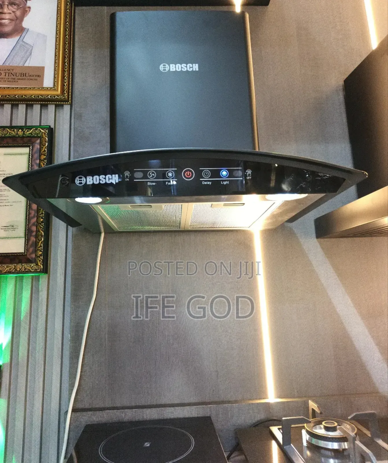 Quality Bosch 60cm Curved Automatic Smart Digital Heat Extractor Etc.