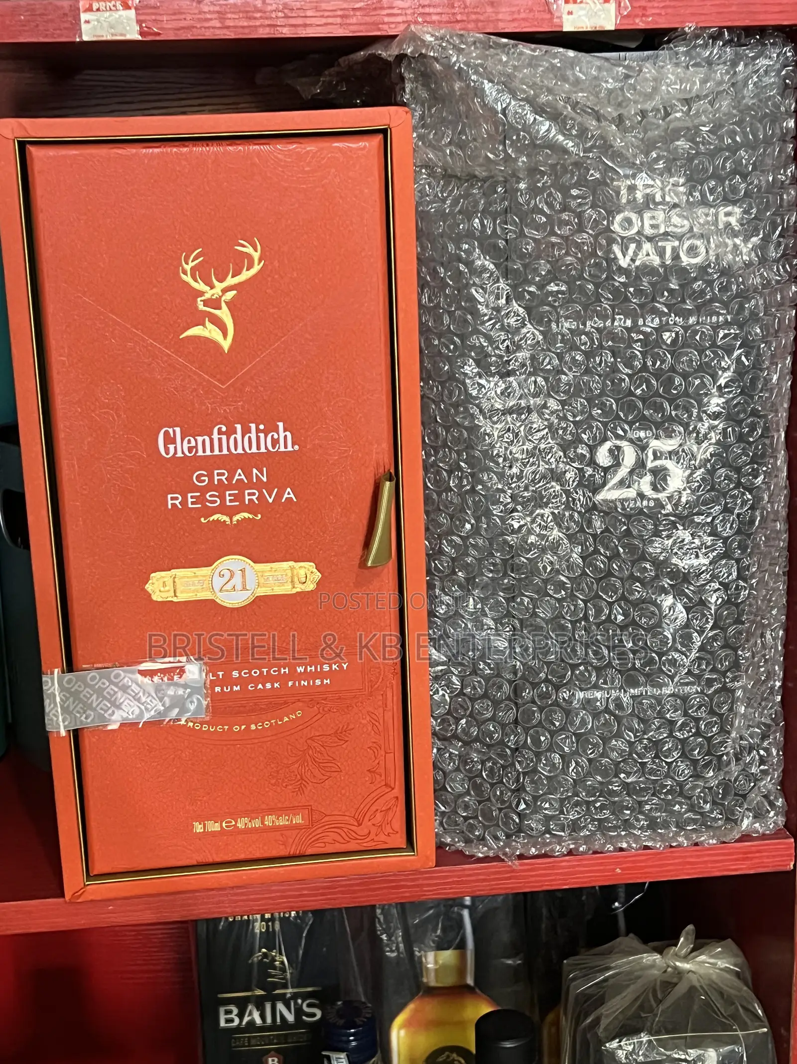 Original Premium Glenfiddich Gran Reserva Scotch Whisky 21 Years