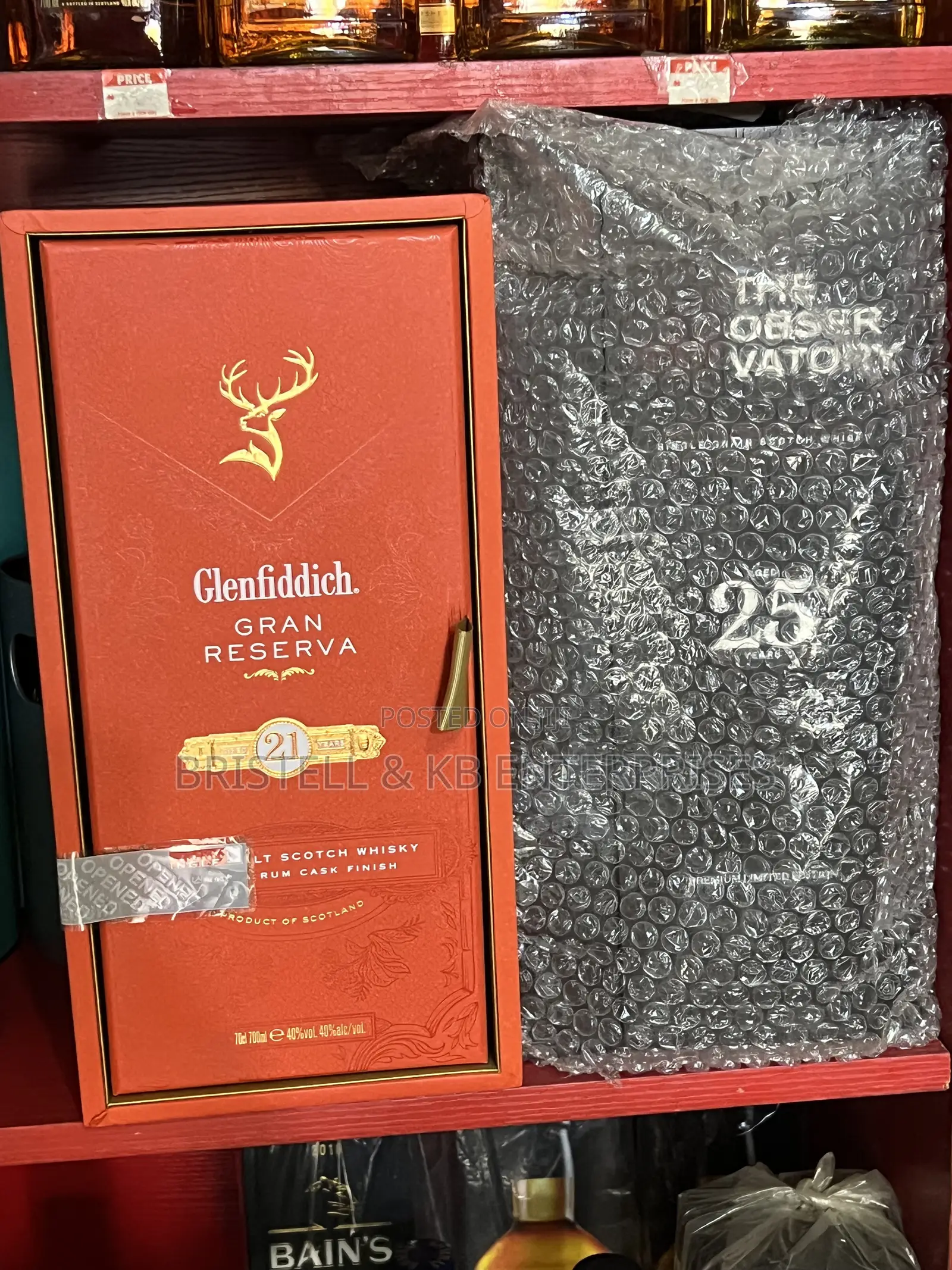 Original Premium Glenfiddich Gran Reserva Scotch Whisky 21 Years