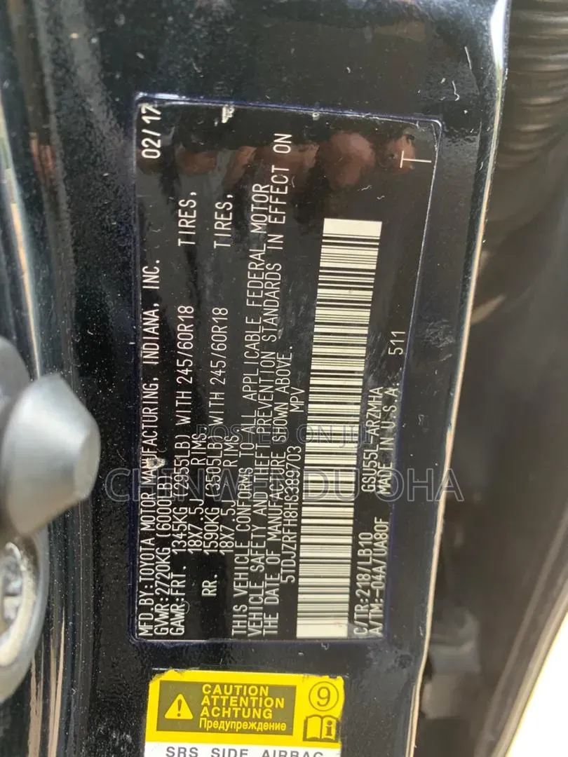 Toyota Highlander 2017 Black
