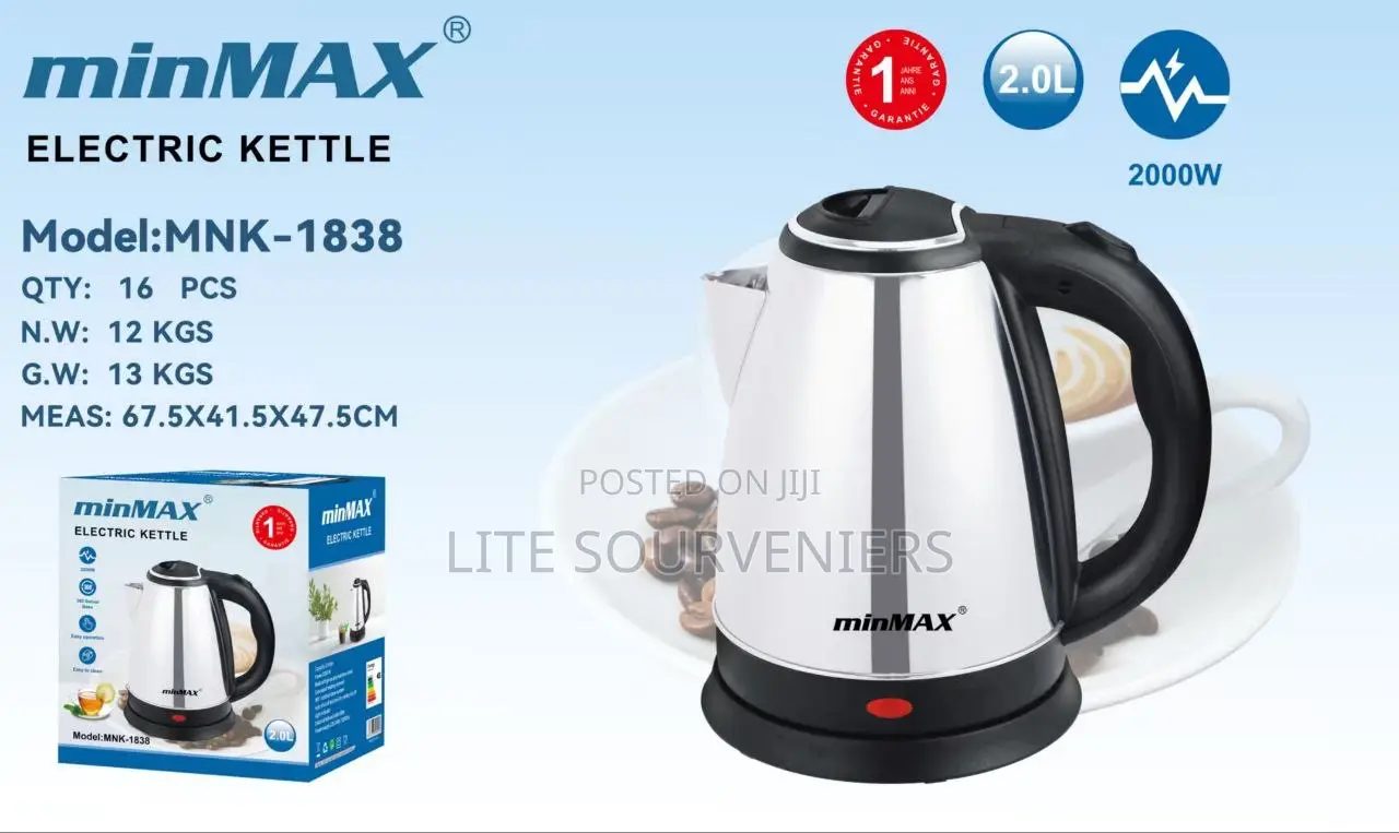 Silver Love Electric Kettle