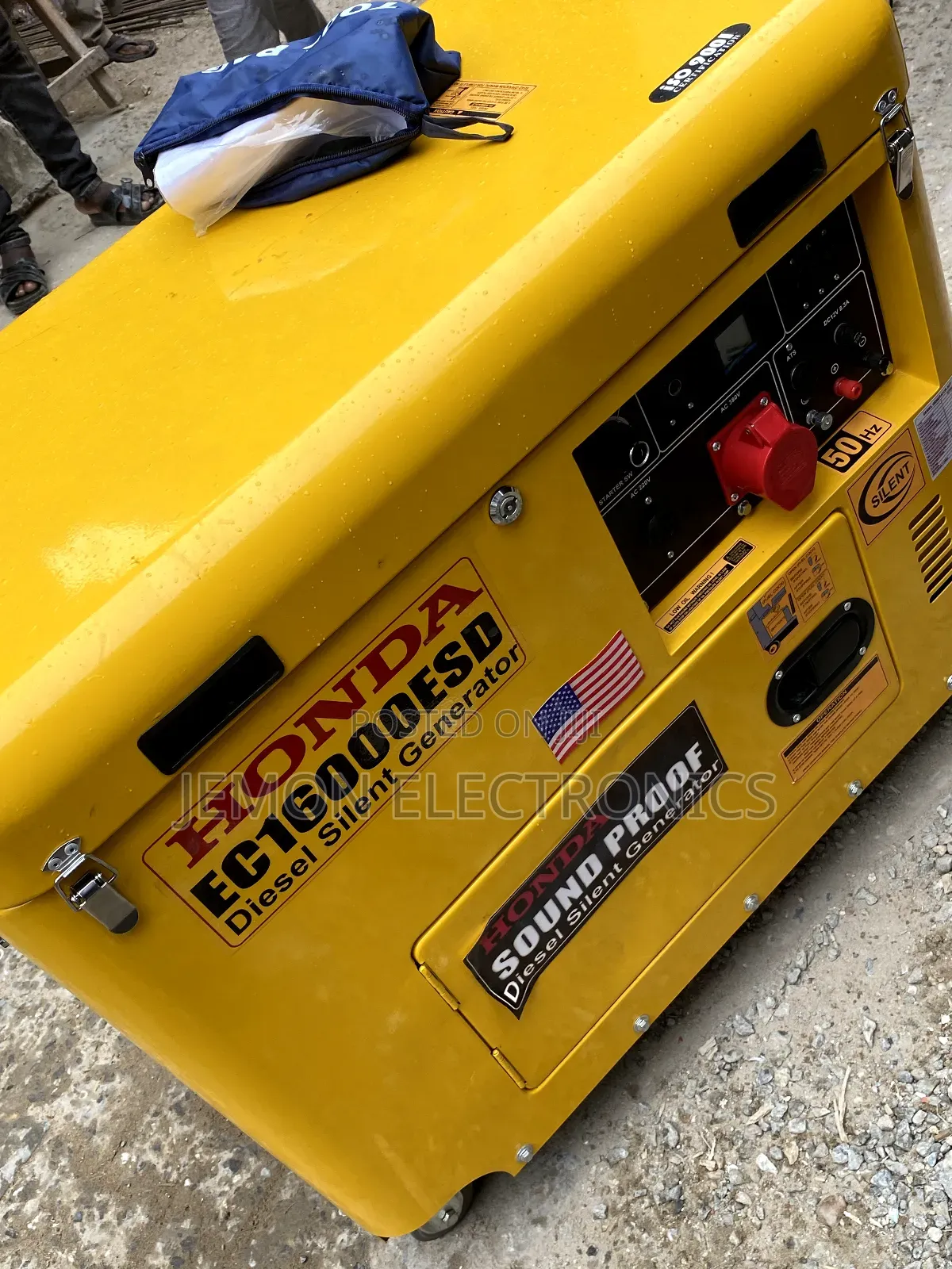Honda Ec16000esd 12.5kva Low Noise Diesel Generator