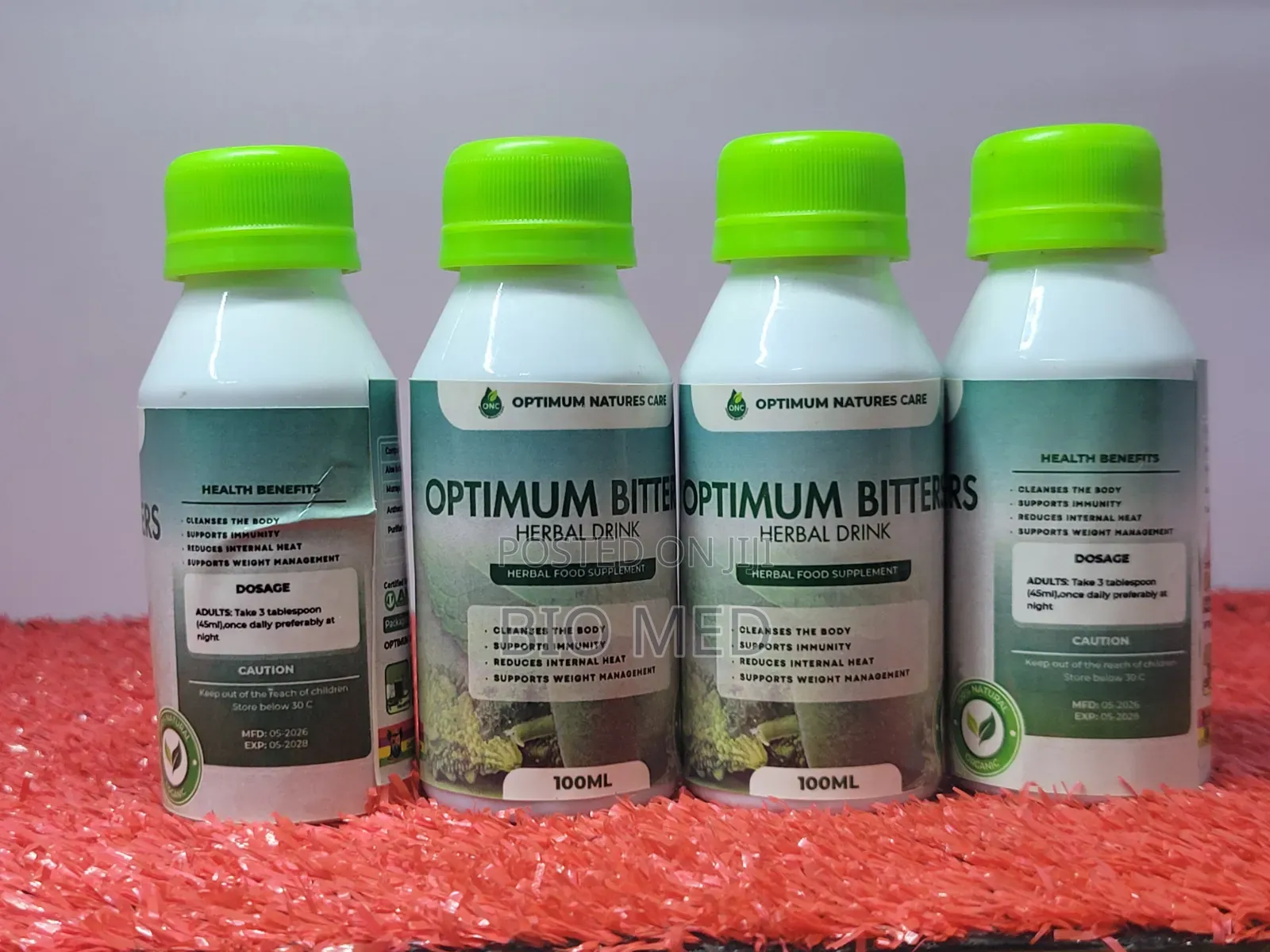 Optimum Bitters Herbal Drink – Natural Wellness Support (100ml)