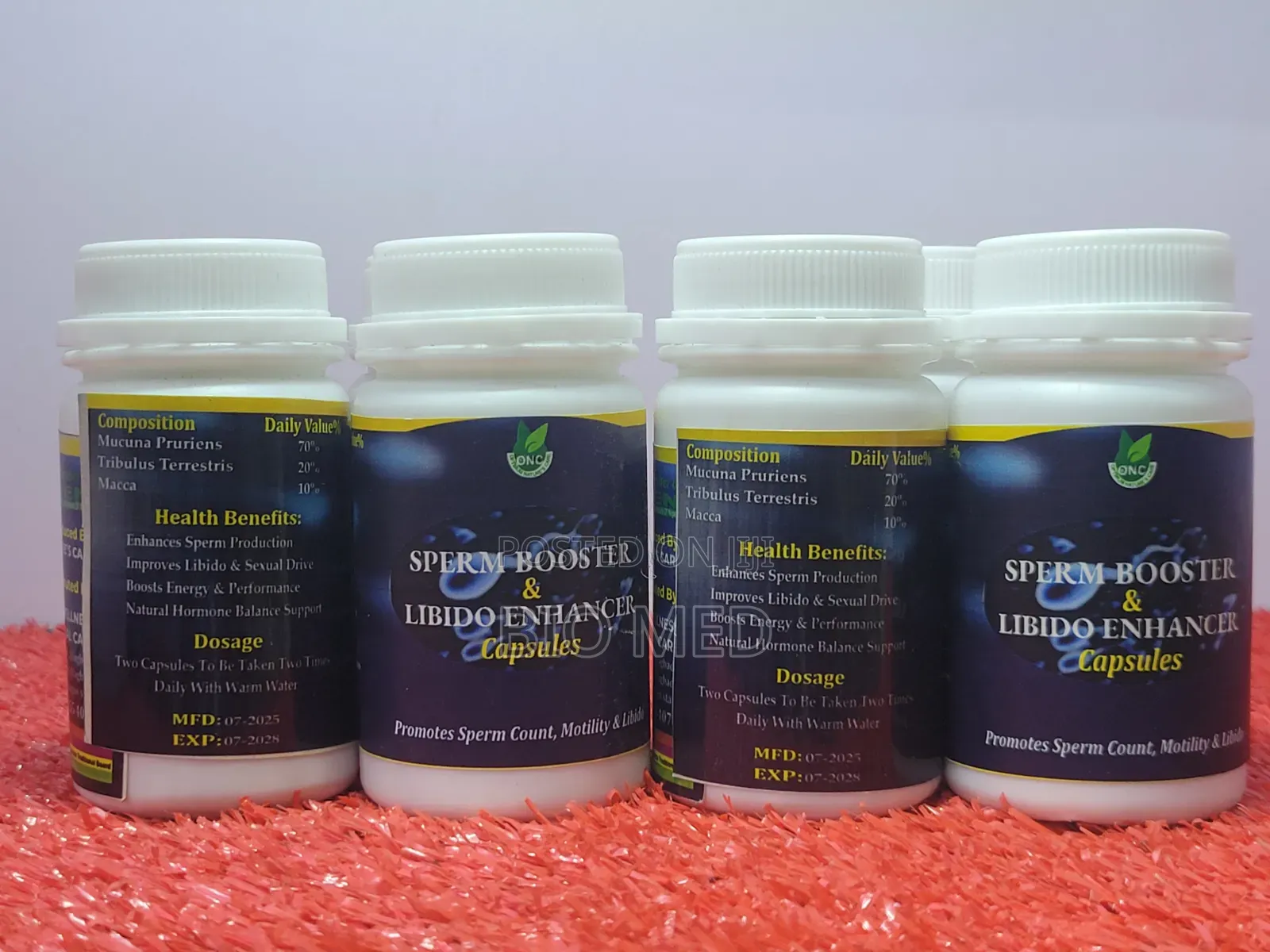 Sperm Booster Libido Enhancer Capsules – Men’S Wellness Support
