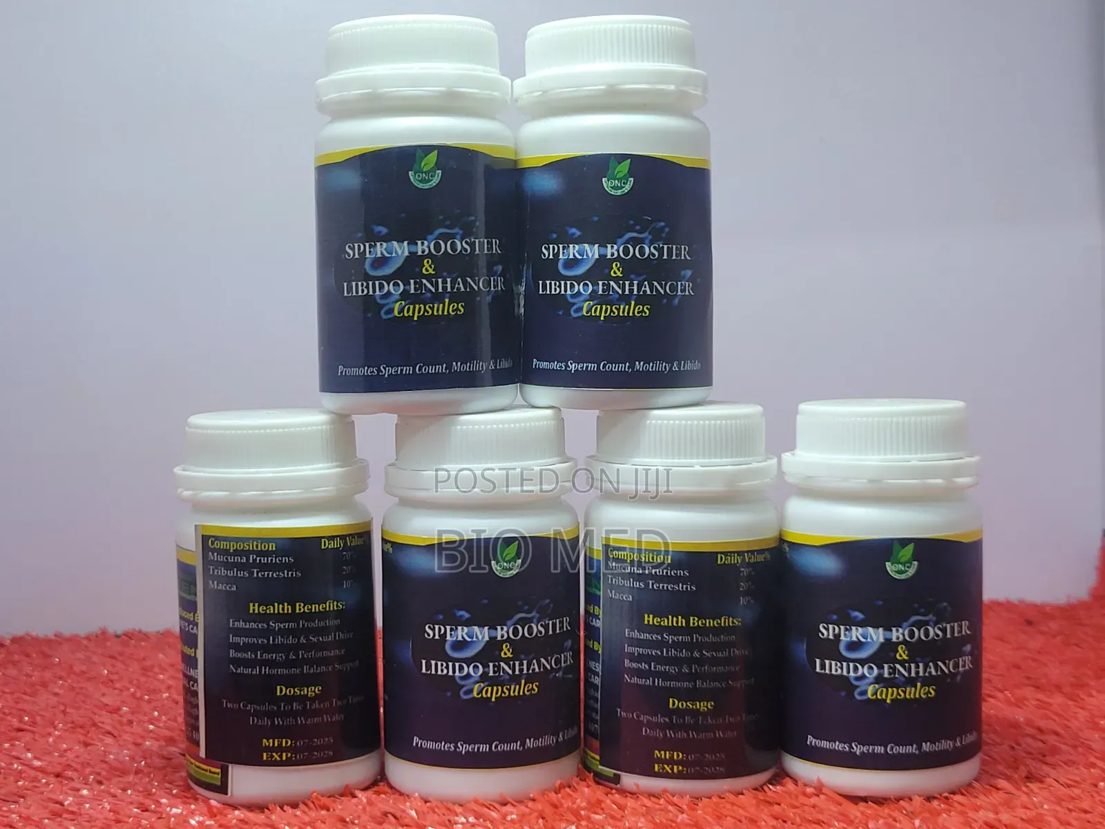 Sperm Booster Libido Enhancer Capsules – Men’S Wellness Support
