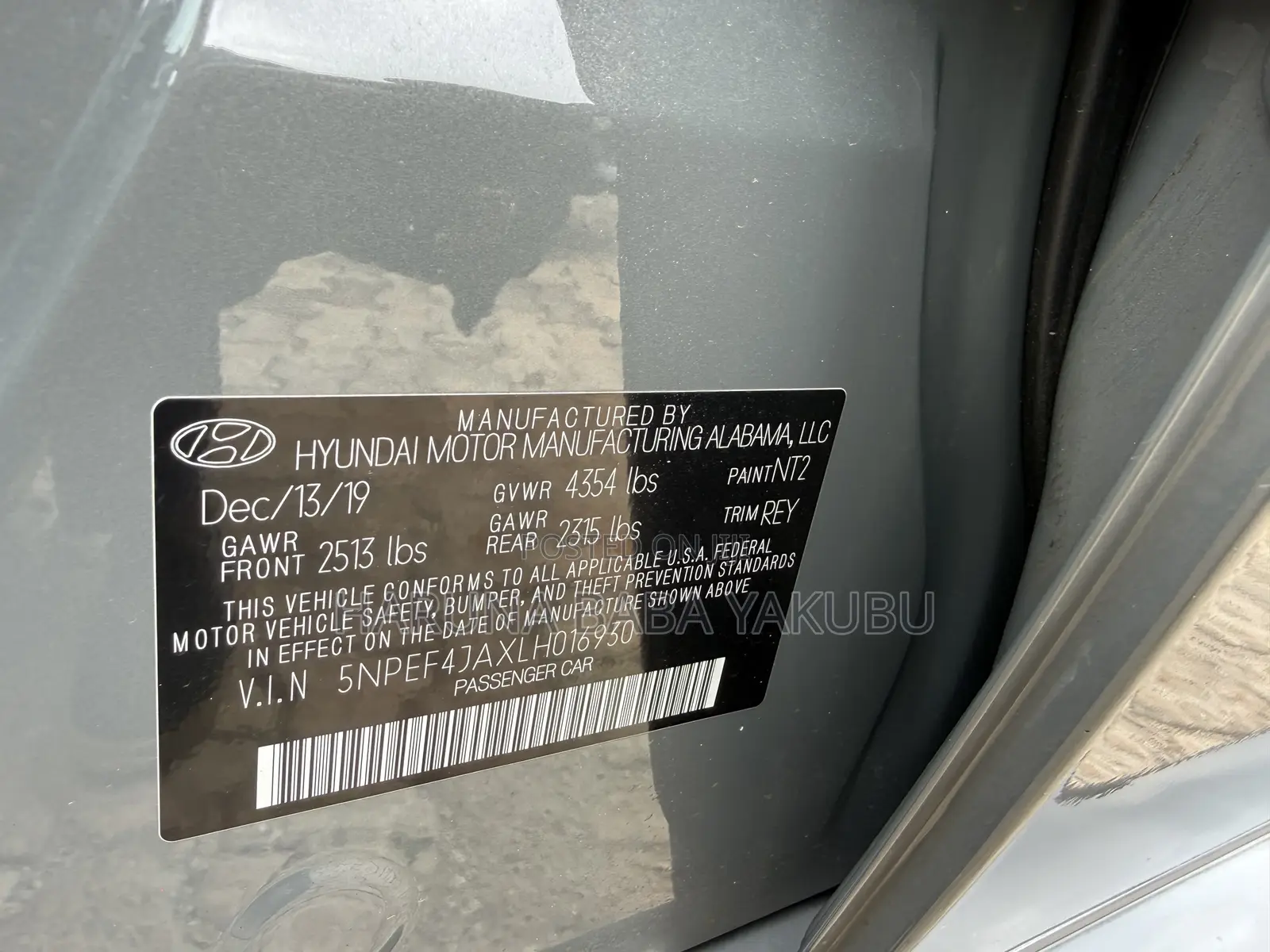 Hyundai Sonata Eco 2019 Beige