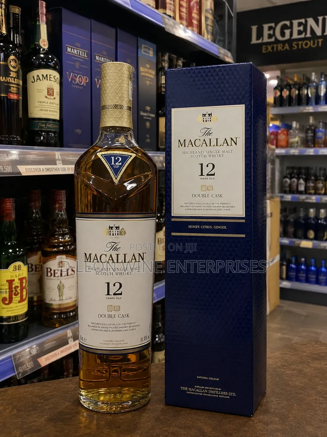 The Macallan 12 Years Double Cask Cartoon by ( 12 Bottles )