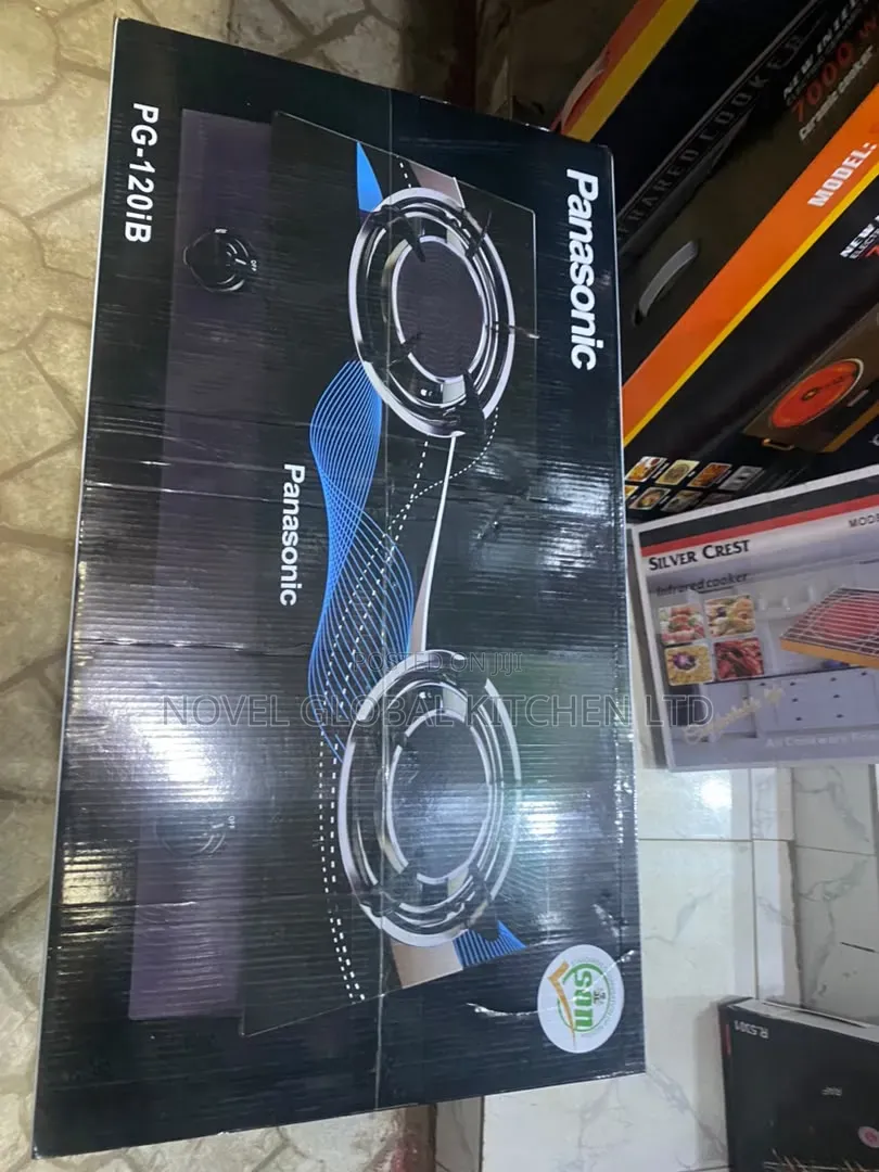 Panasonic Double Burner Glass Infrared Gas Cooker
