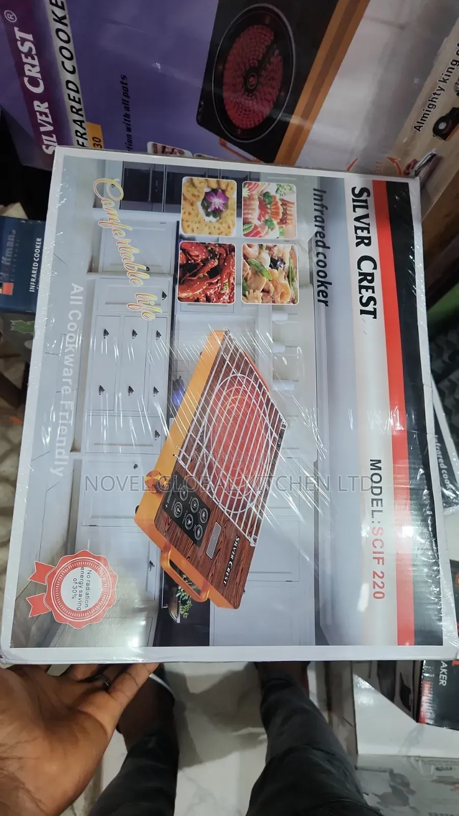 Silver Crest Infrared Single Burner Cooker With Grill
