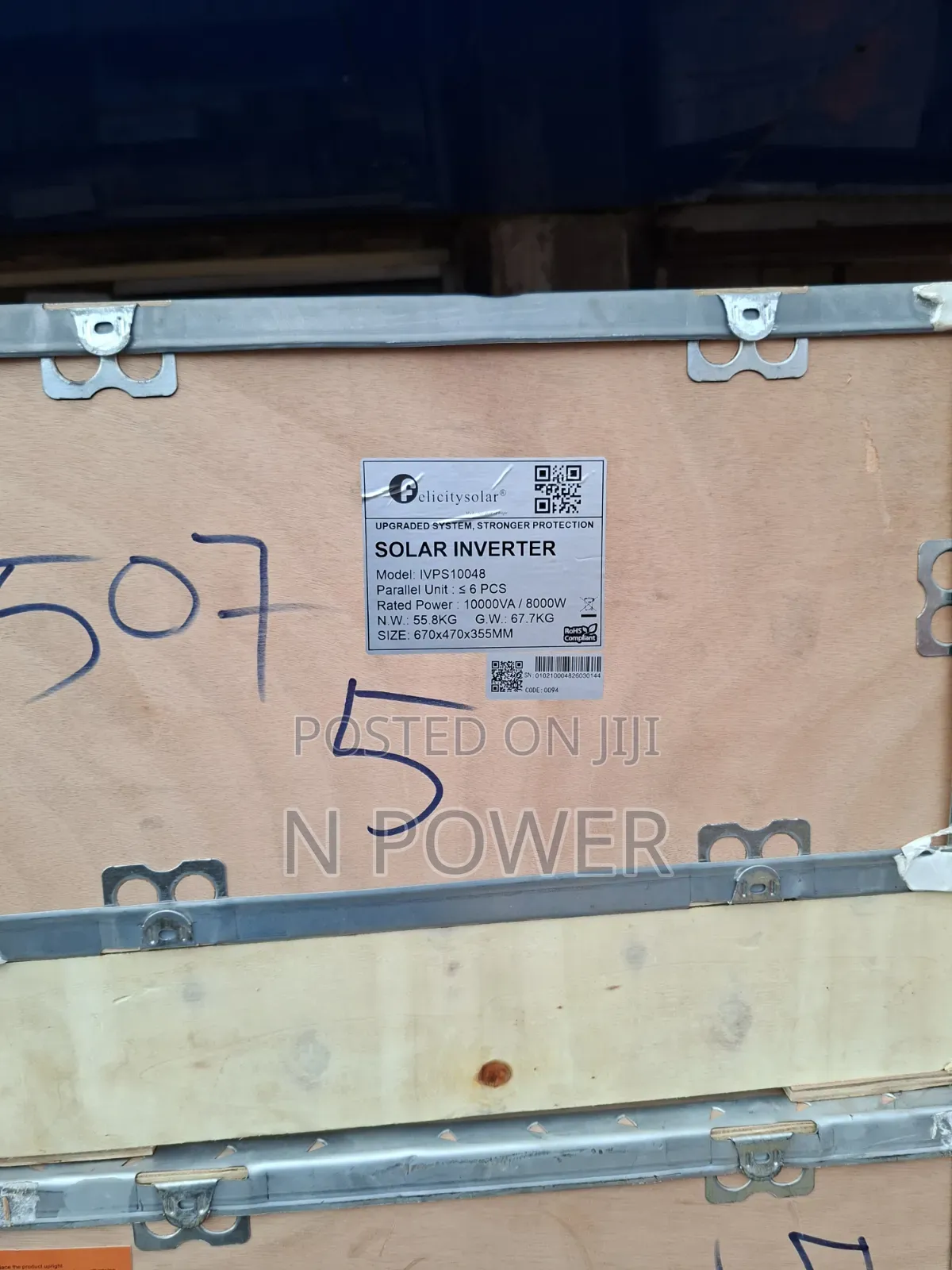 Felicity 10kva Hybrid Inverter 48v