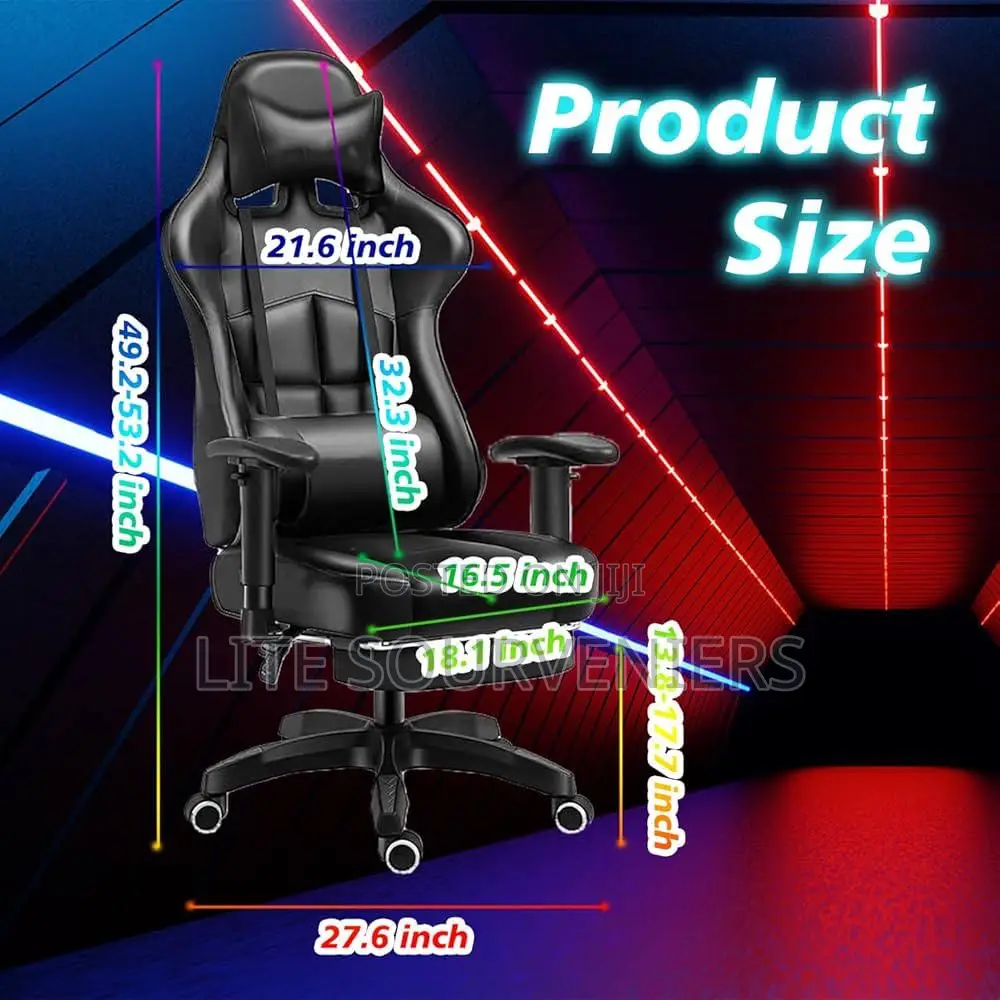 Gaming Comfy Chair With Leg Rest