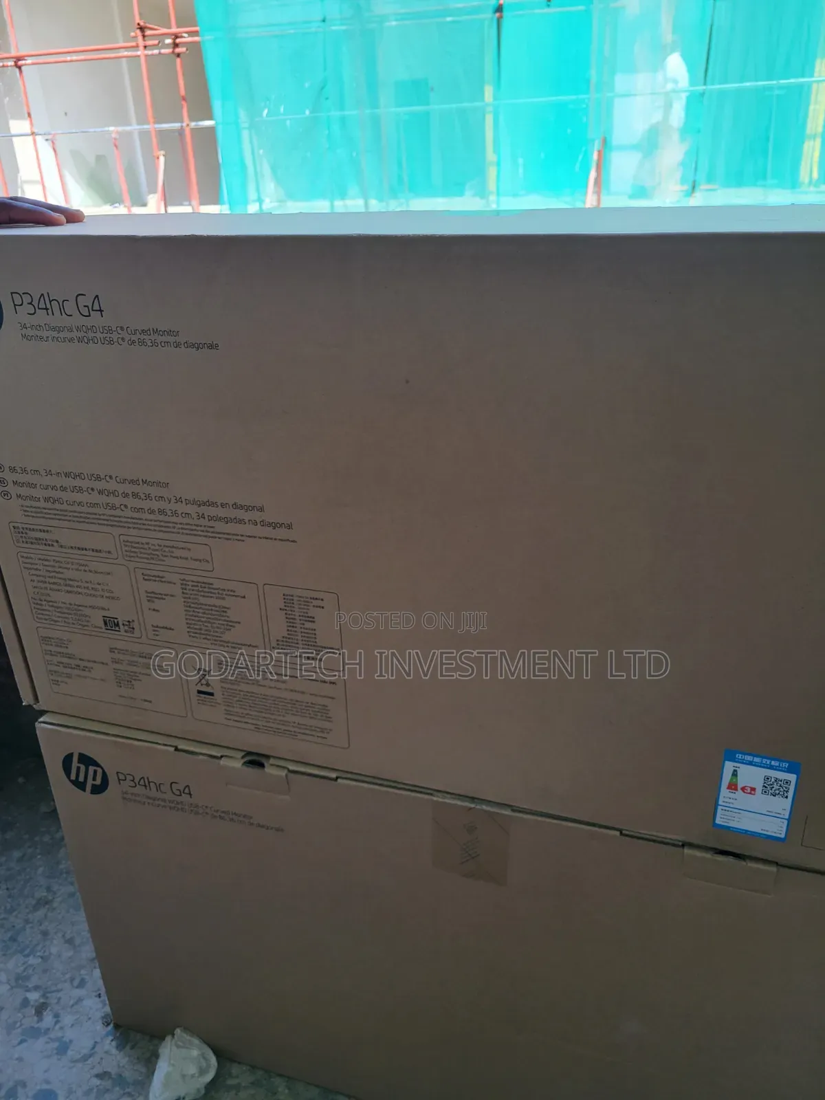 Hp P34hc G4 Curved Monitor