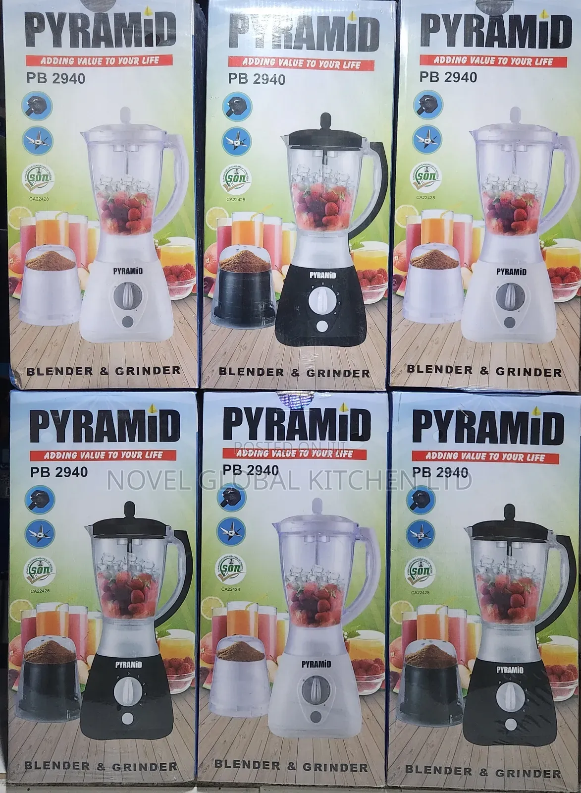 2in1 Pyramid Blender With 650w