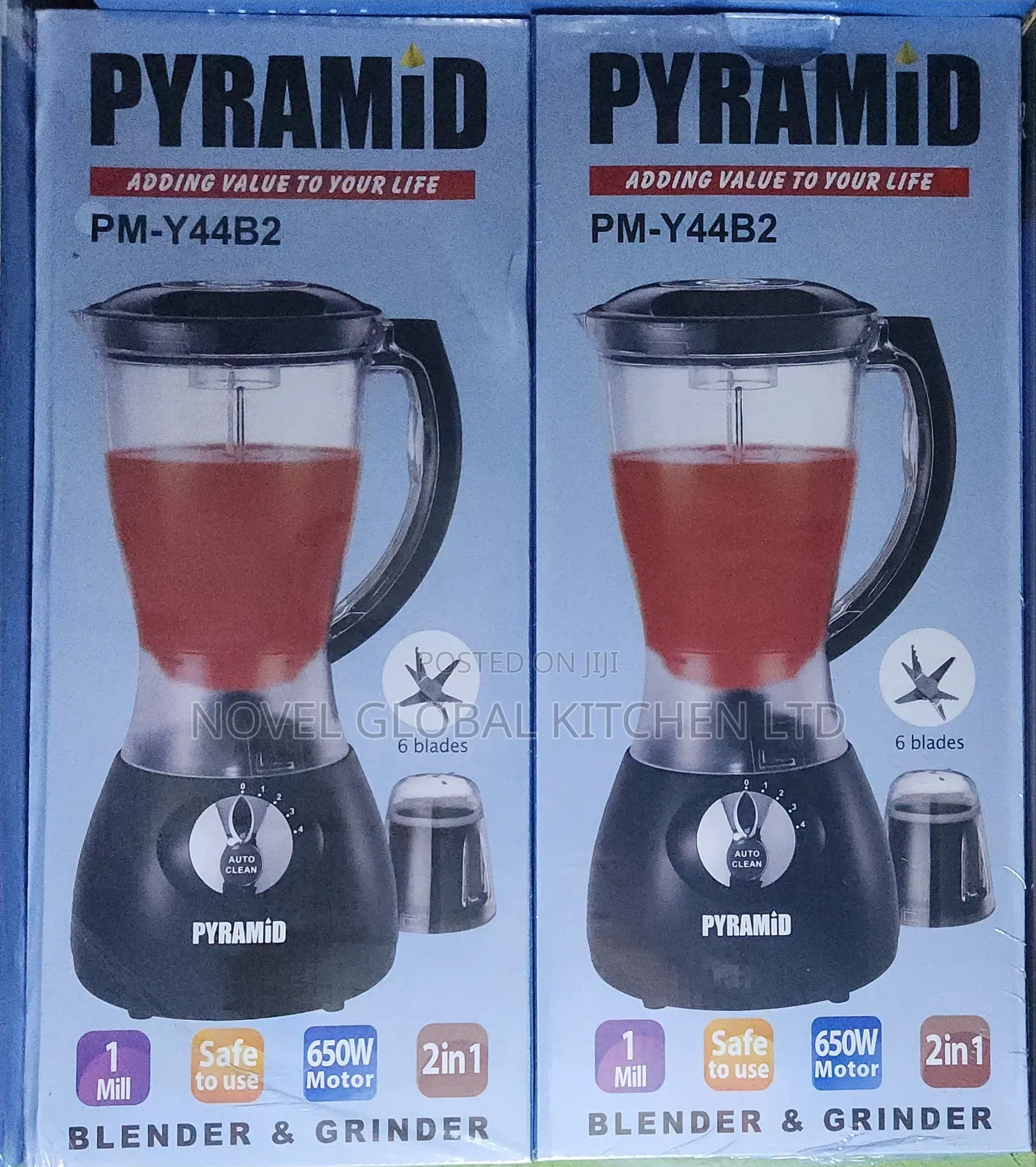 2in1 Pyramid Blender With 650w