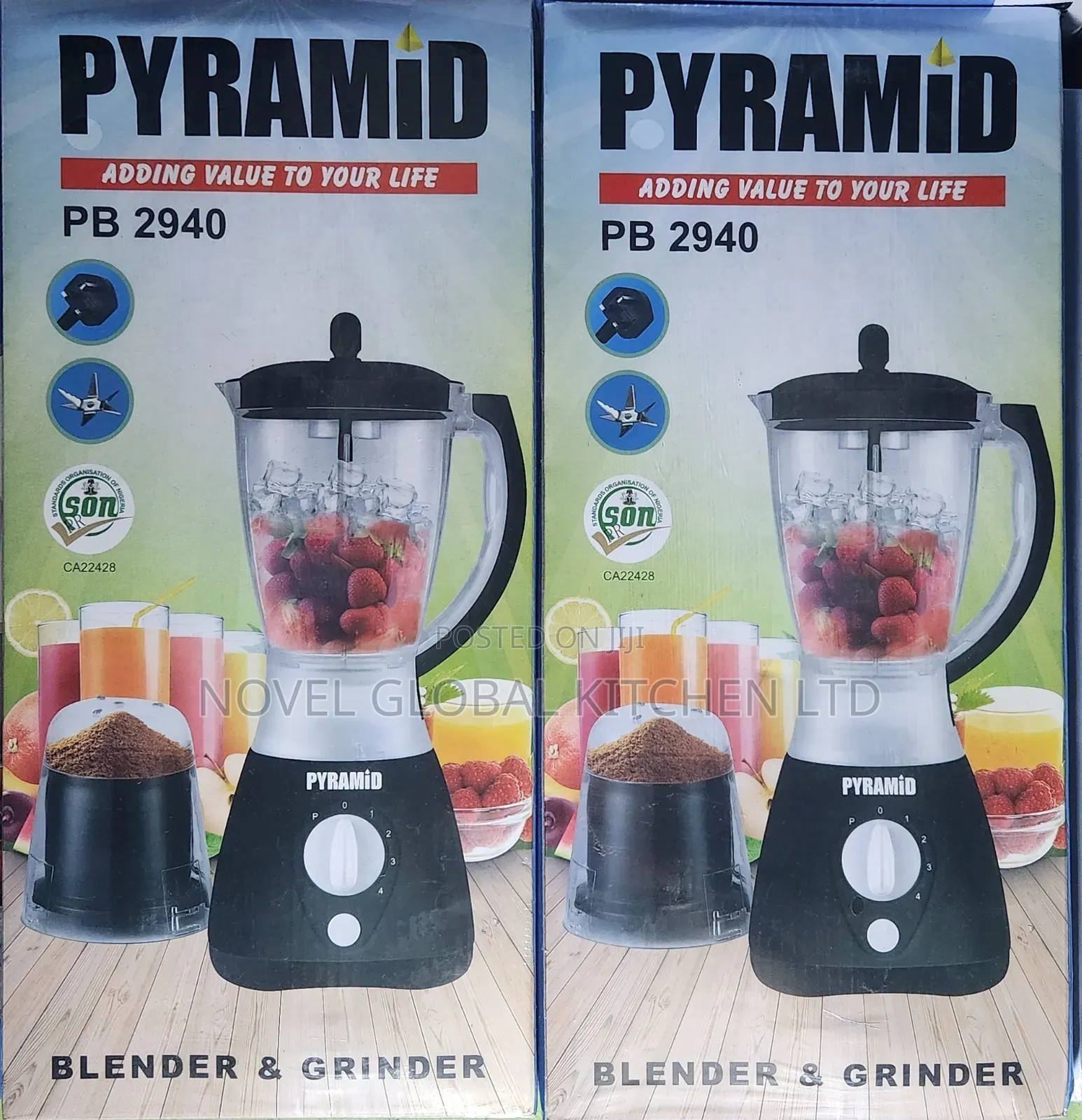 2in1 Pyramid Blender With 650w