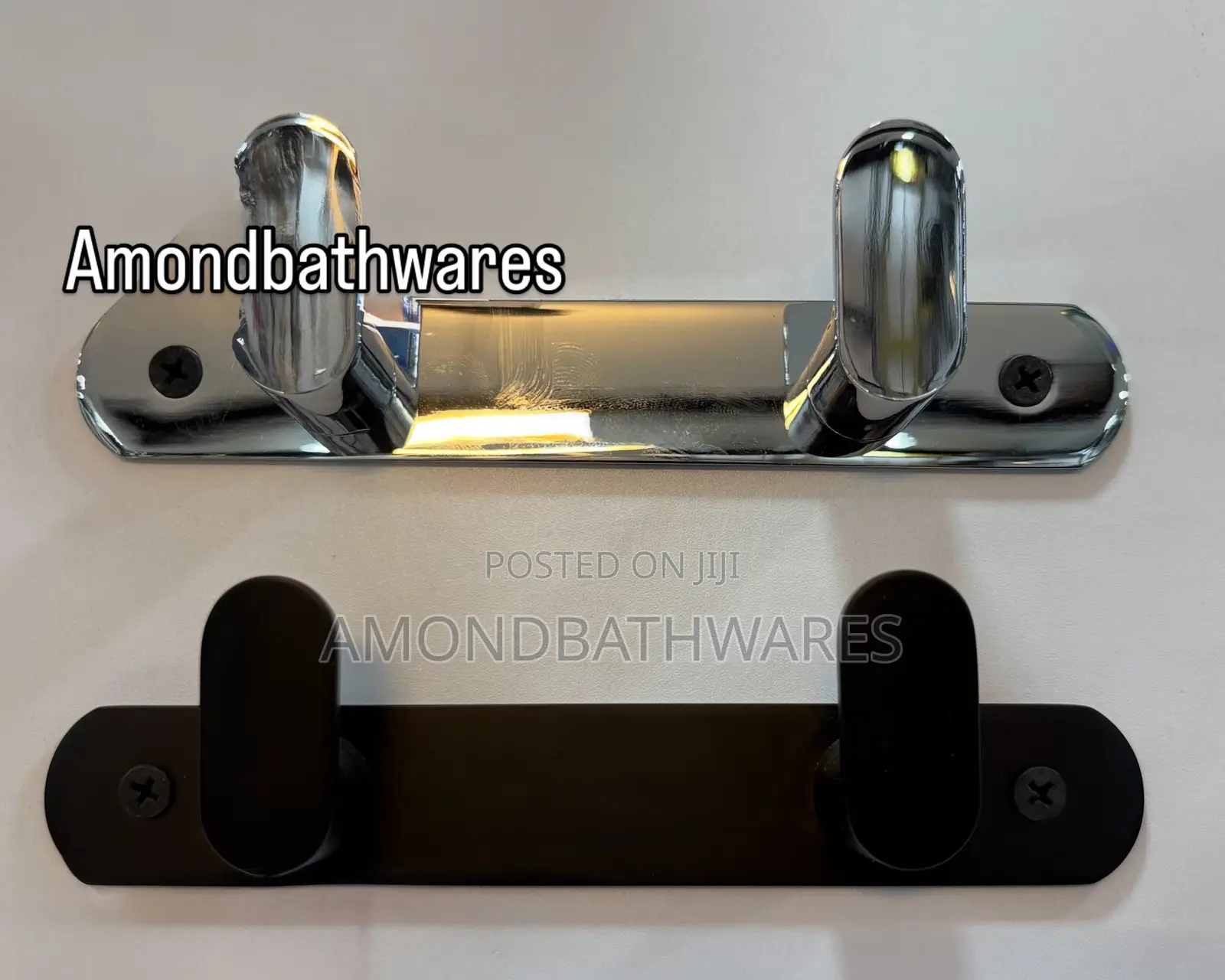 Double Stainless Steel Robe/Coat Hook