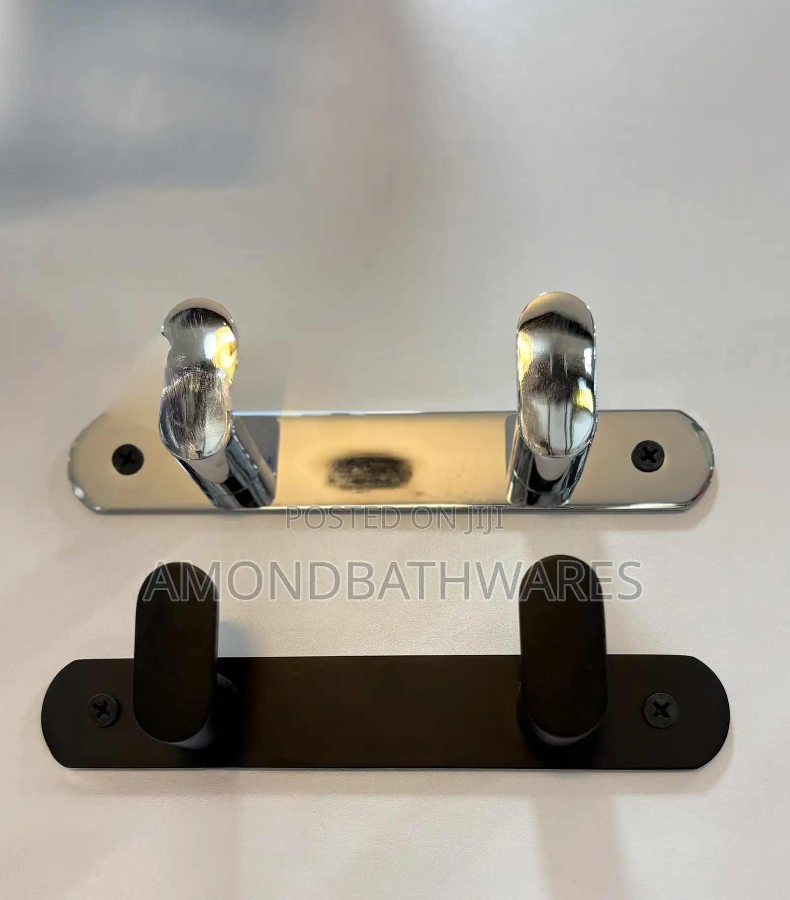 Matt Black Steel Robe/Coat Hook