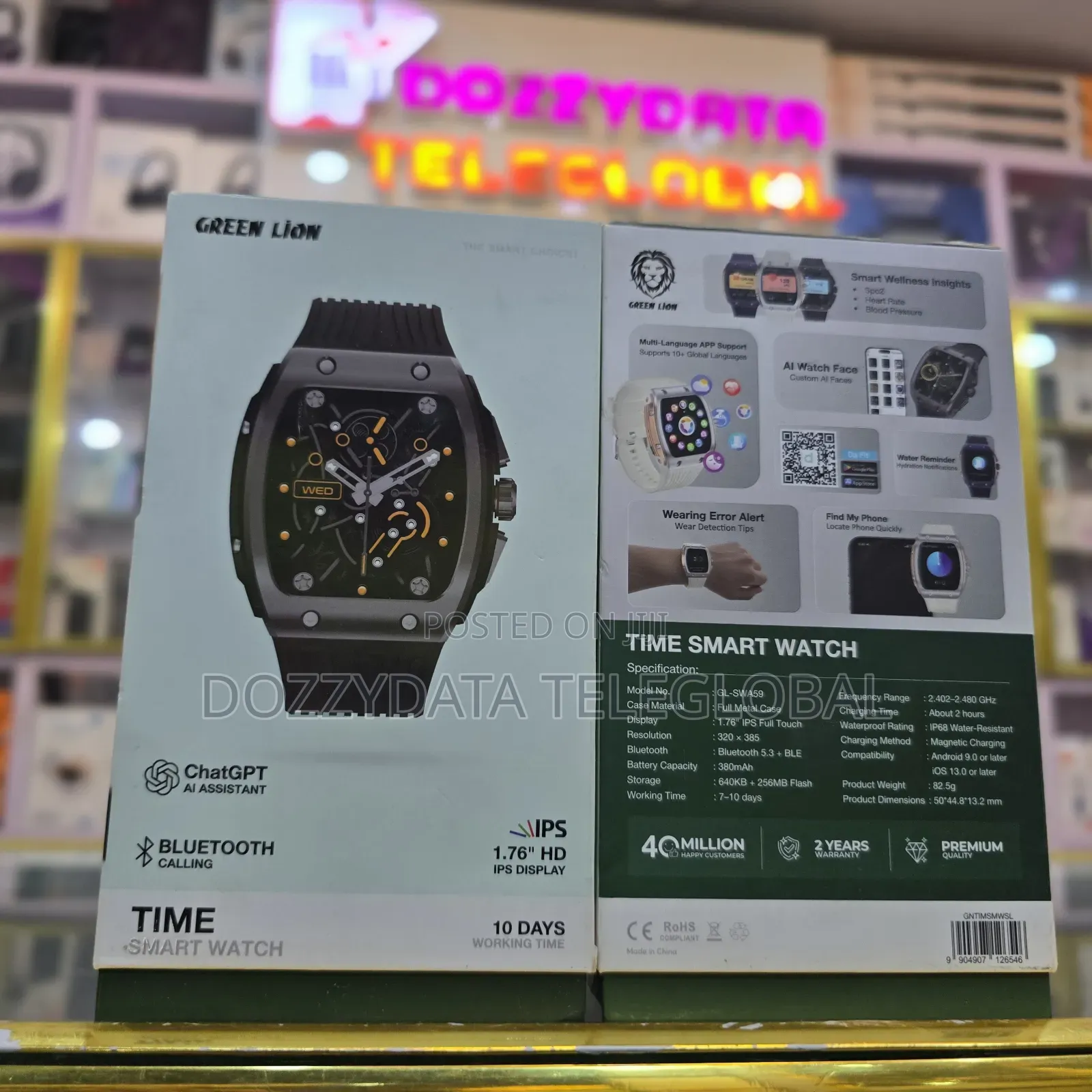 Green Lion Time Smart Watch (Gl-Swa59)