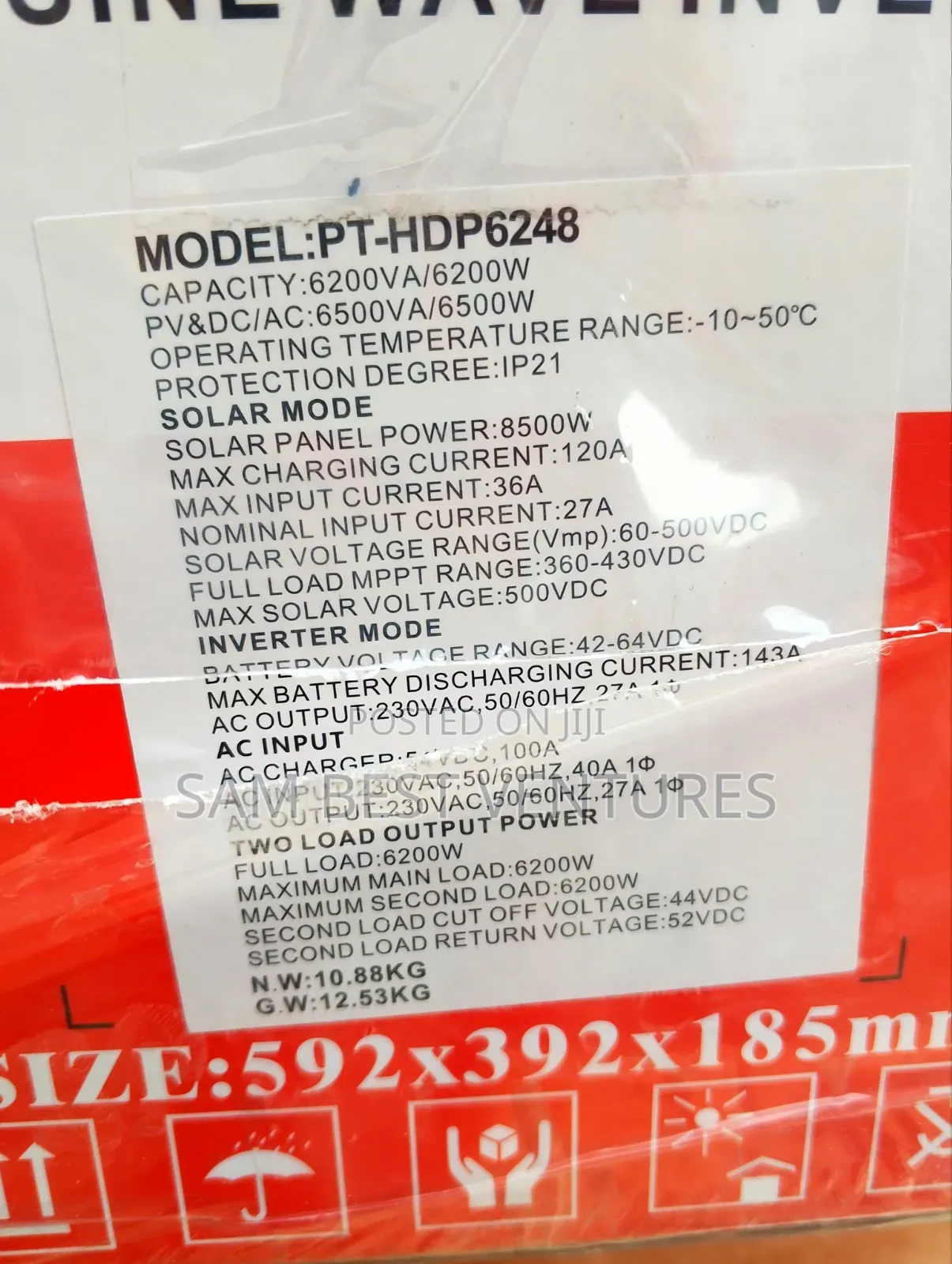 6.2kva 48v Sunfit Hybrid Inverter