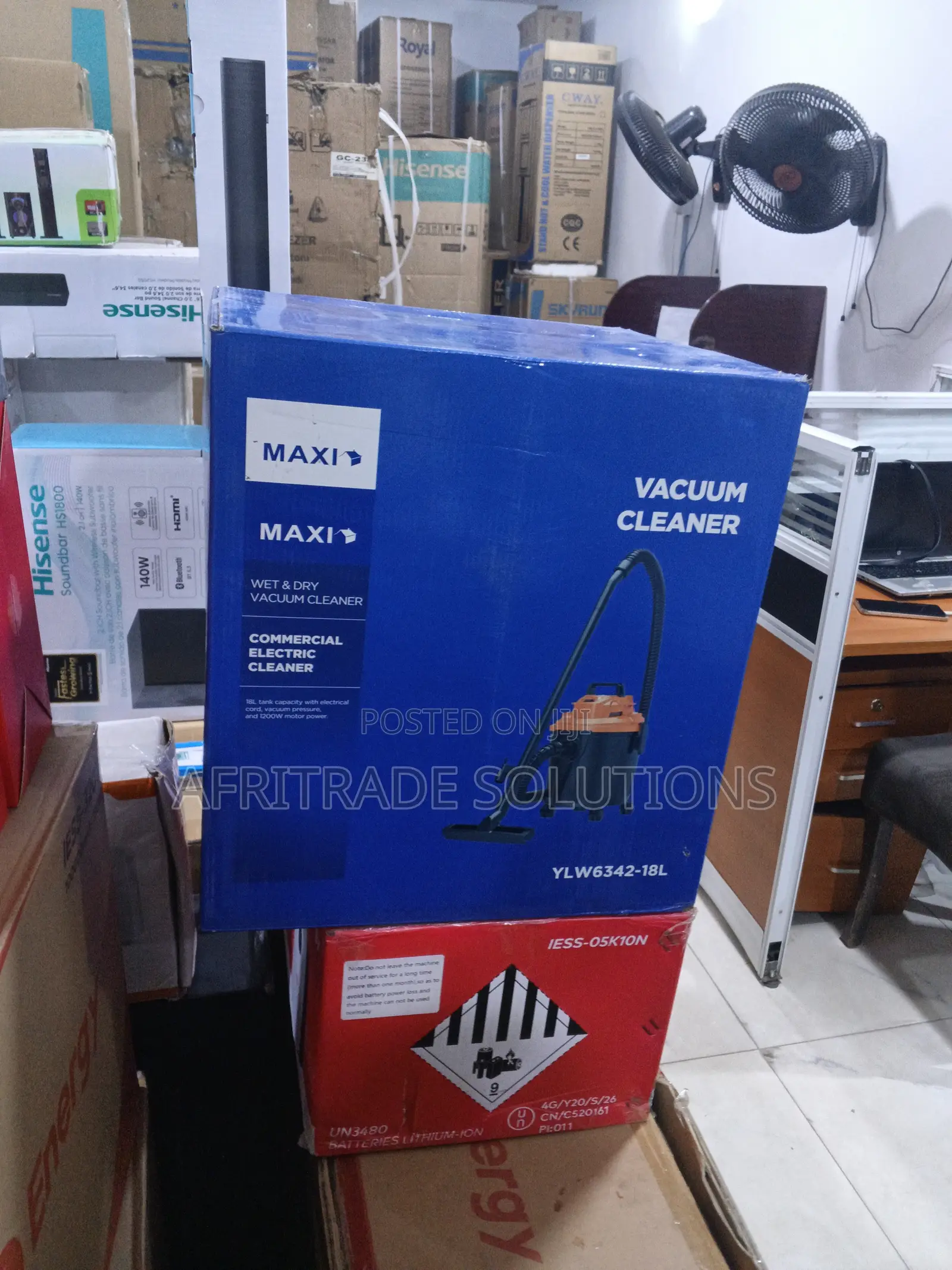 Maxi Vacuum Cleaner Ylw6342 1200w 18l Tank