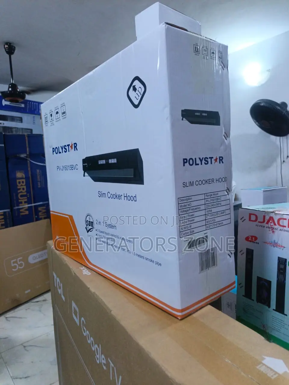 Polystar Pv-Jy6015bvc Ventilation Hood