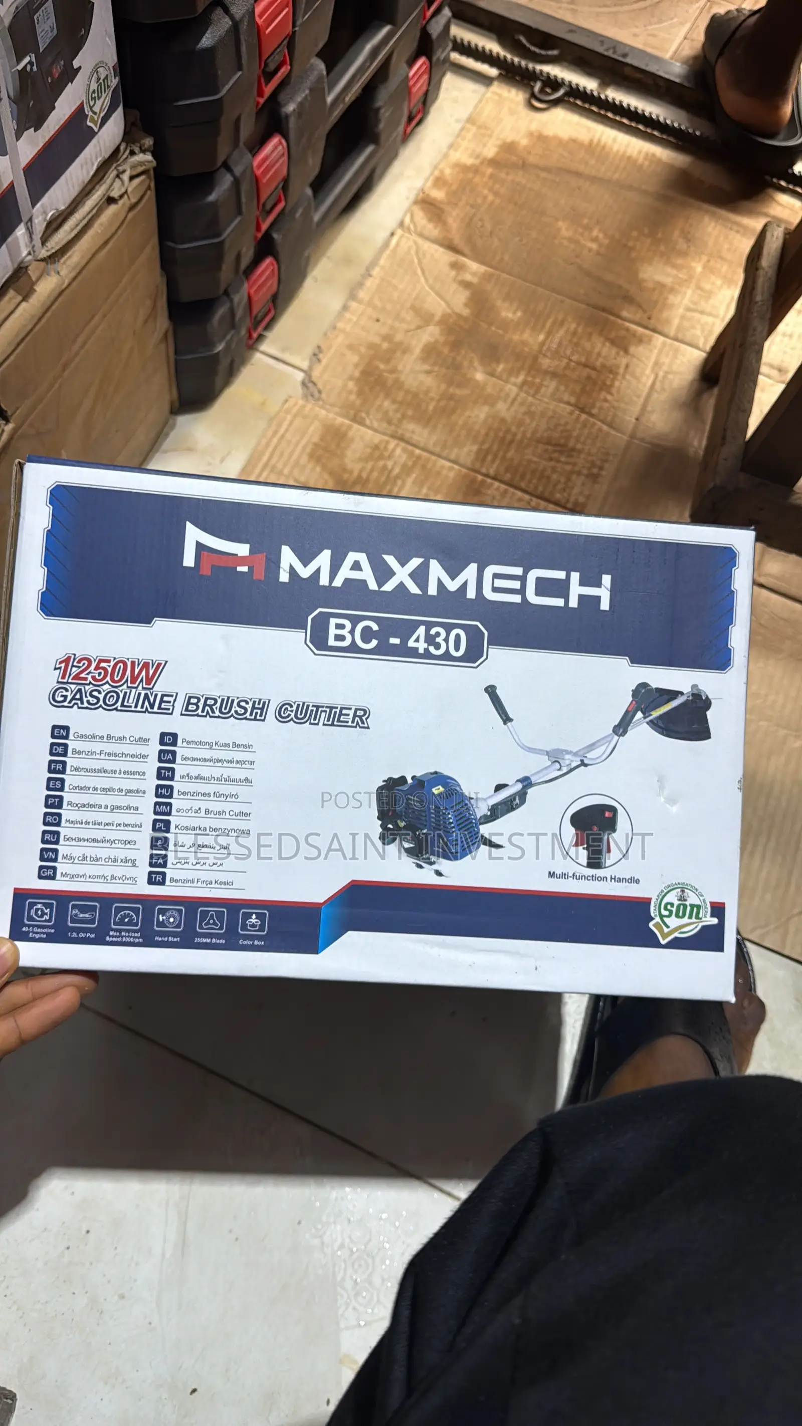 Maxmech Brush Cutter Bc 430 1250watts