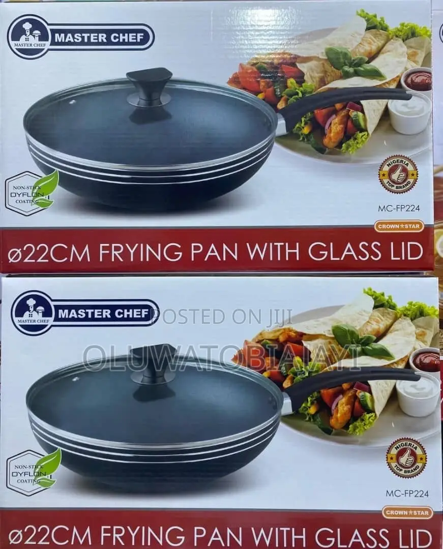 Masterchef 22cm Nonstick Frypan With Cover ₦18,000