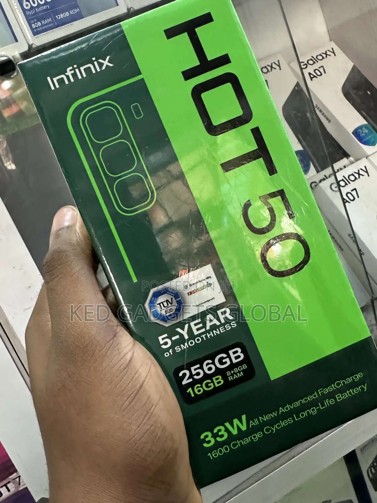 New Infinix Hot 50 256 GB Black