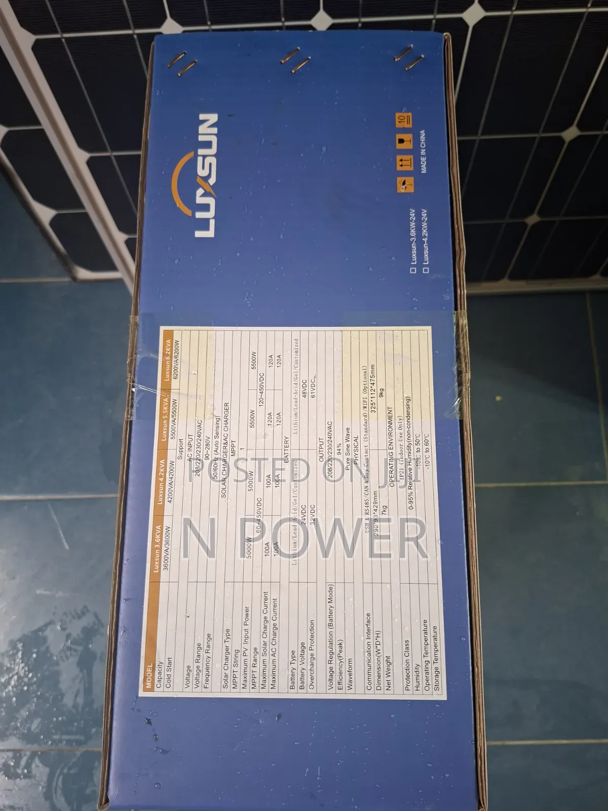 Lexsun Solar Hybrid Inverter 4.2kva/24v